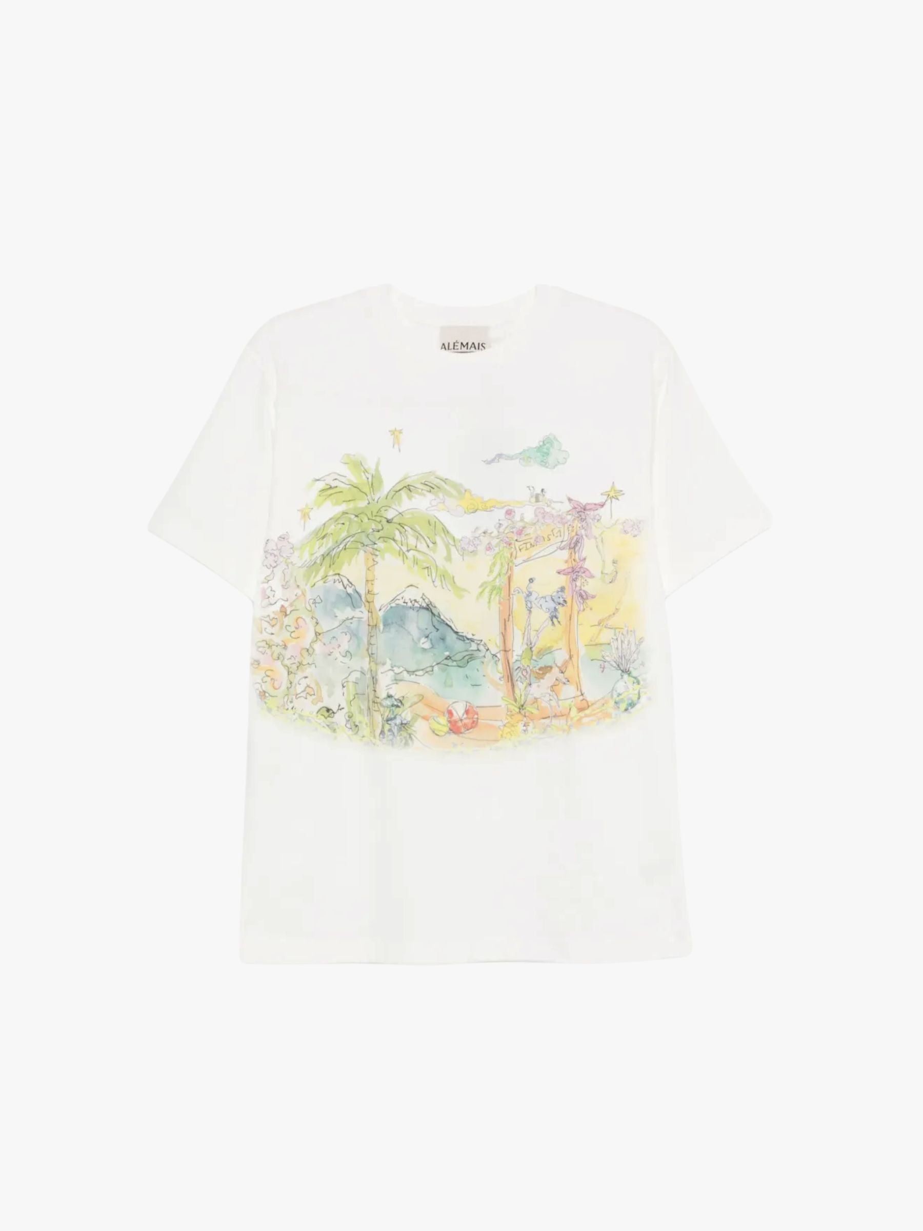 Alemais Anouk Scene Tee Cream