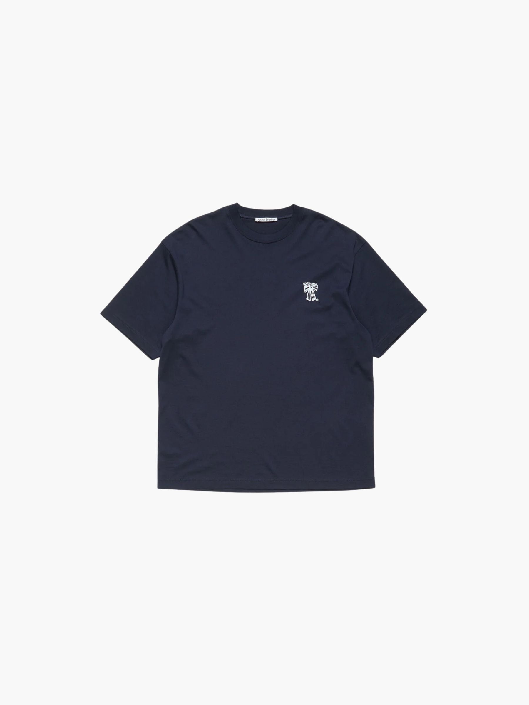 Acne Studios UX-TSHI000291 Bow Tee Navy Blue