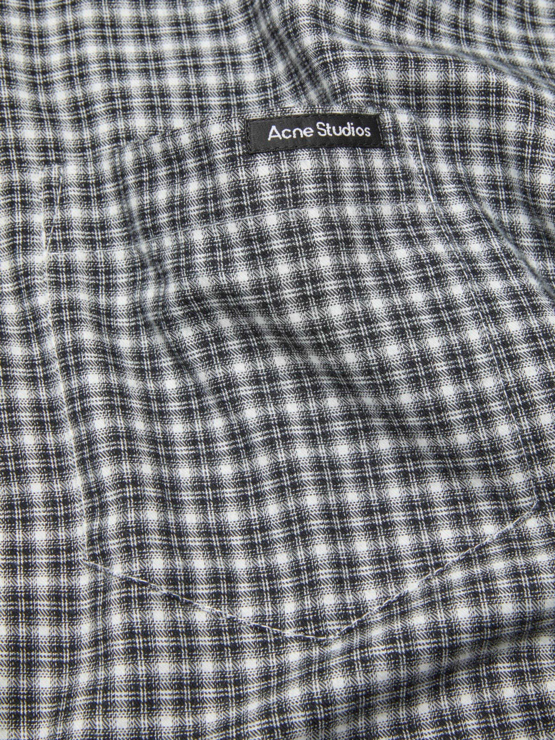 Acne Studios MN-SHIR000971 Shirt Check Black White