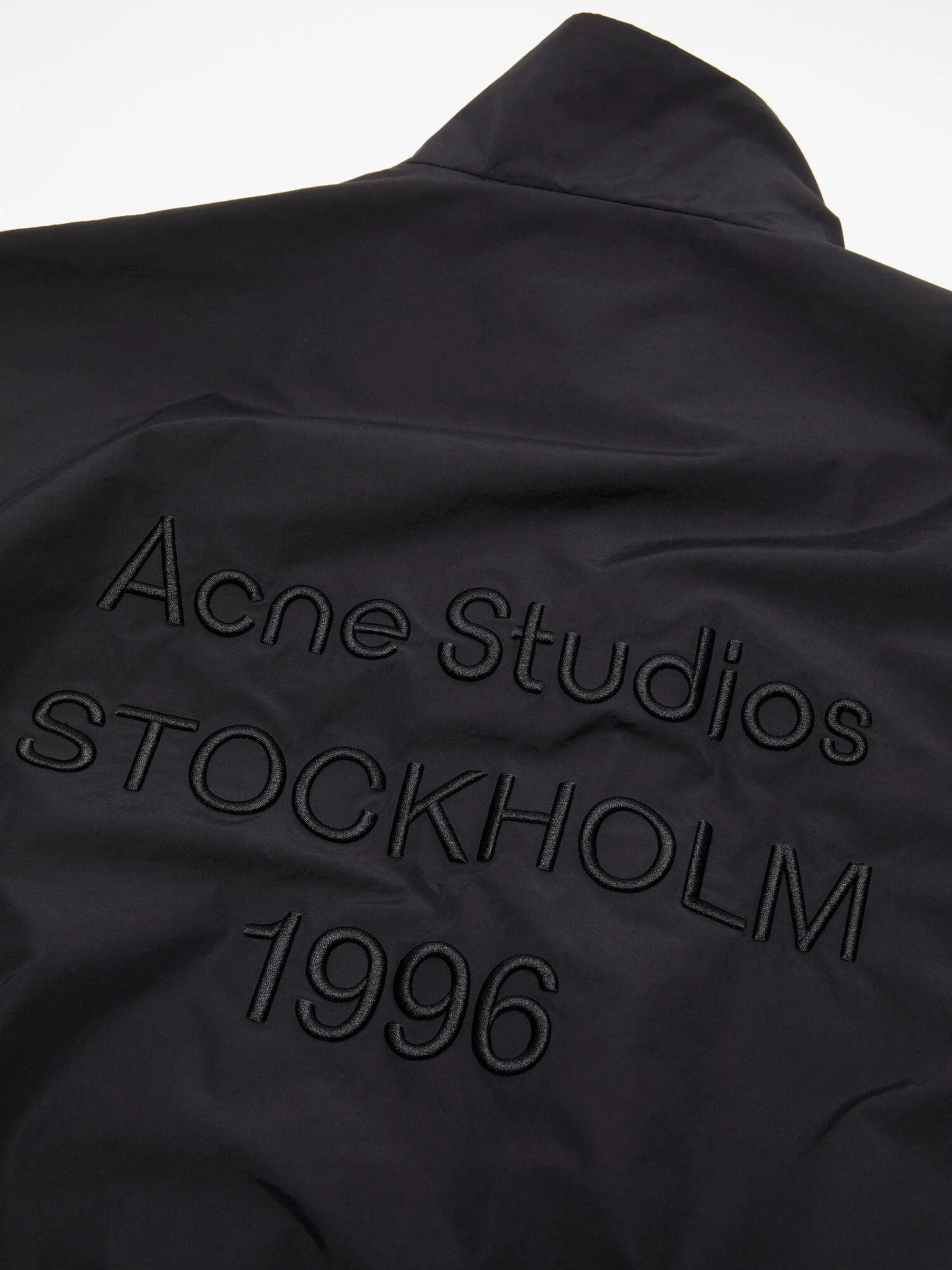Acne Studios Embroidered Logo Jacket Black