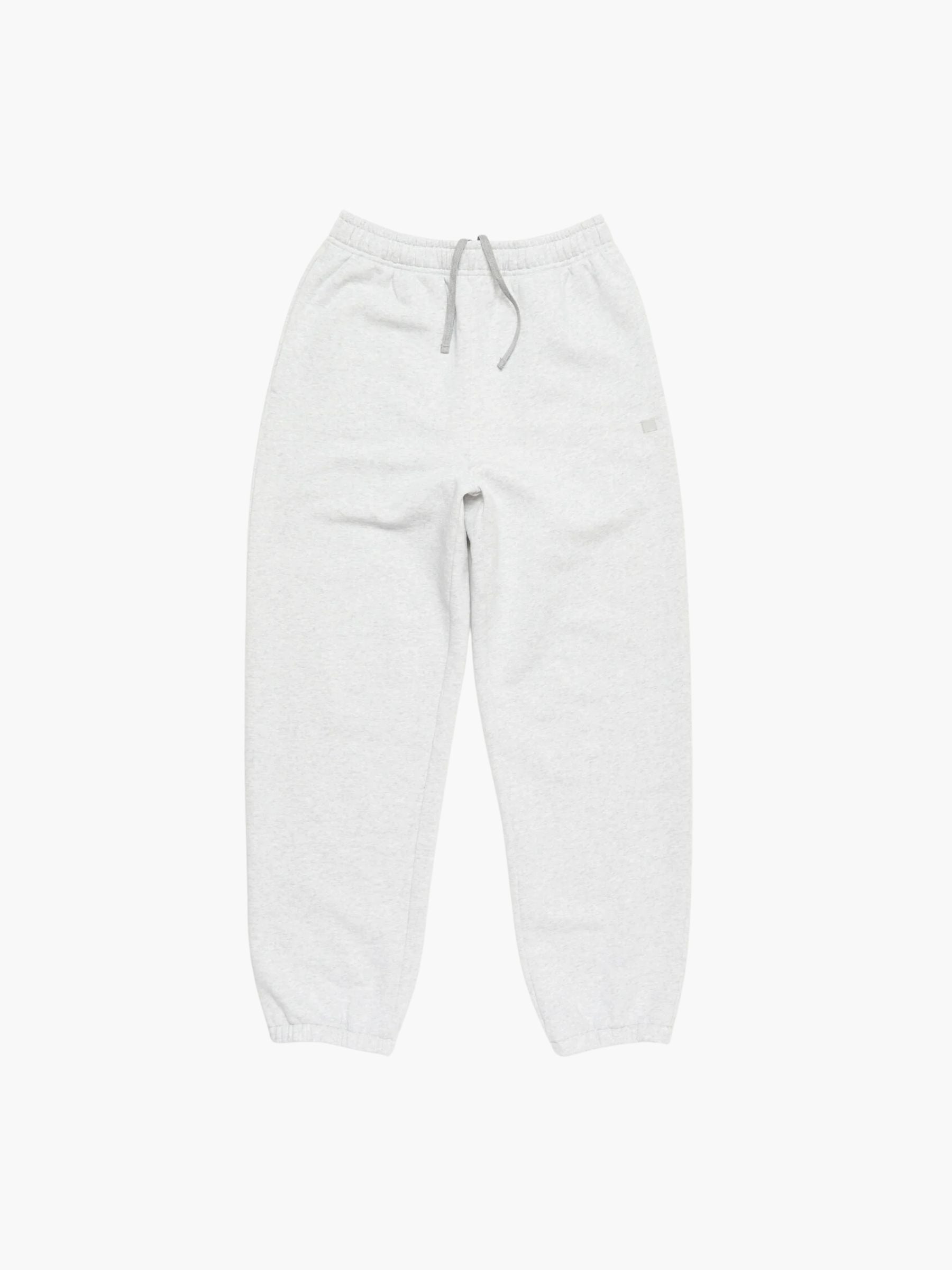 Acne Studios U Face Logo Sweatpants Pale Grey Melange