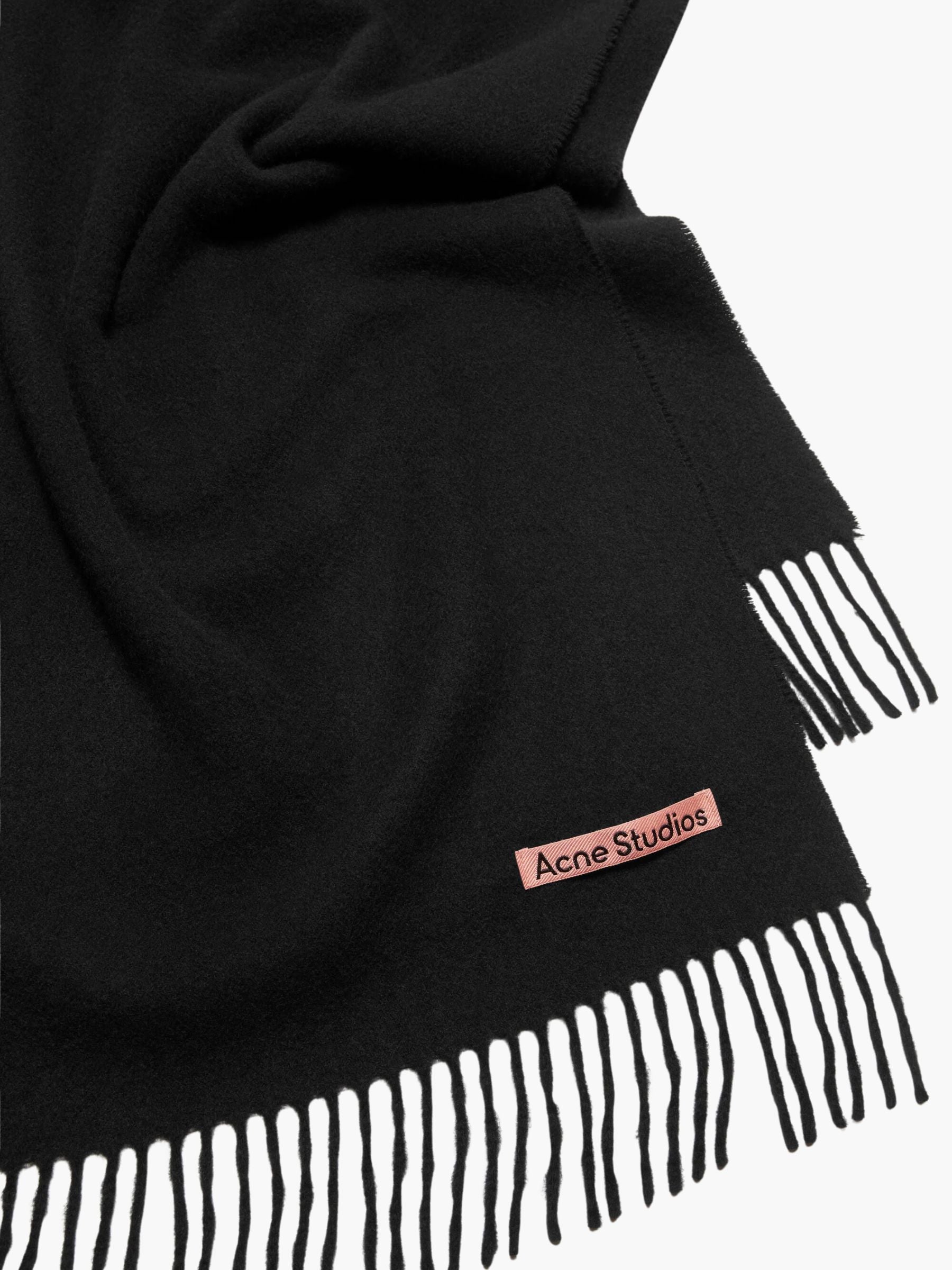 Acne Studios Cashmere Canada Scarf Black