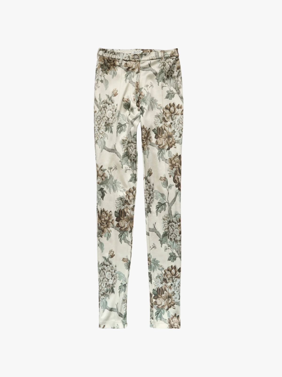 Acne Studios WN-TROU000112 Pants Flowers Cream Beige