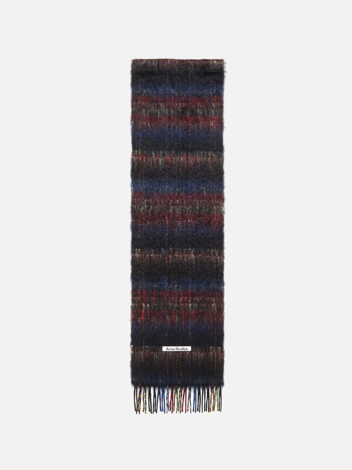 Acne Studios UX-SCAR000014 Tartan Scarf Black Red