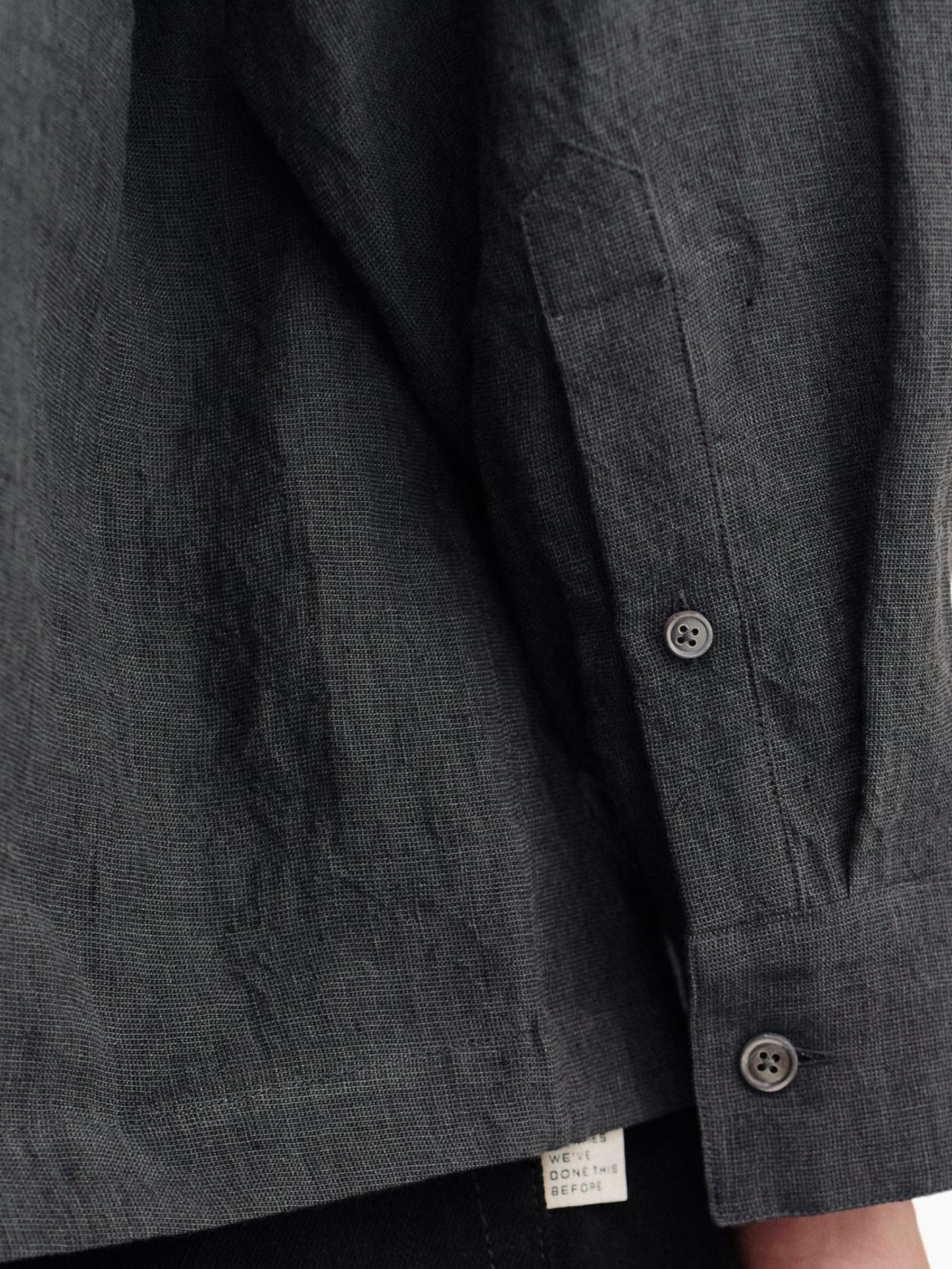 A Kind Of Guise Rumba Shirt Coal Linen