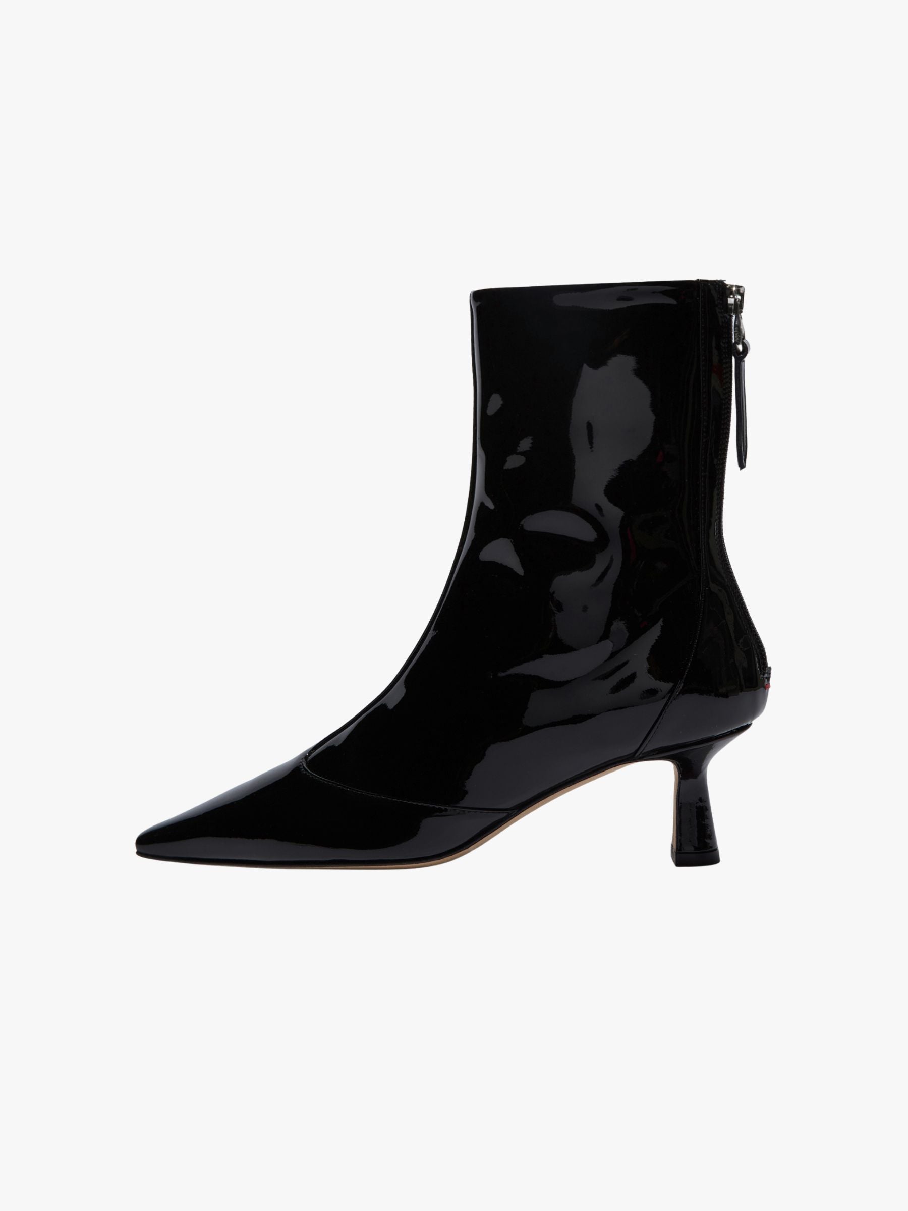 Aeyde Sila Patent Calf Leather Black
