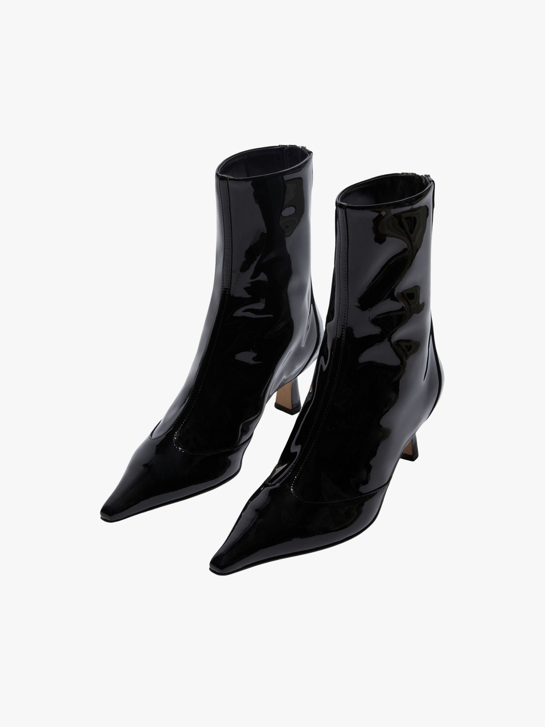Aeyde Sila Patent Calf Leather Black