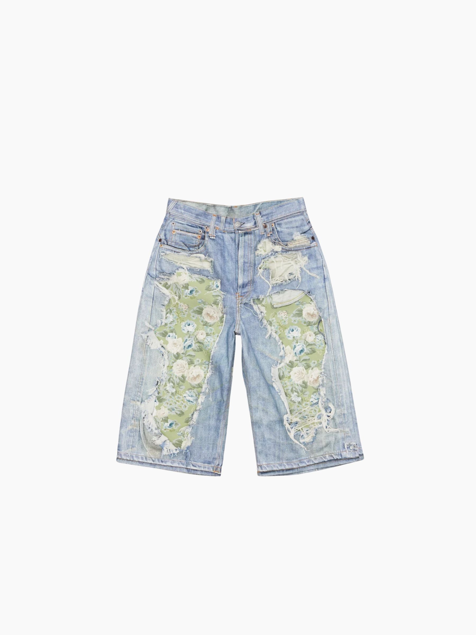 Acne Studios UX-SHOR000045 Shorts Blue Green
