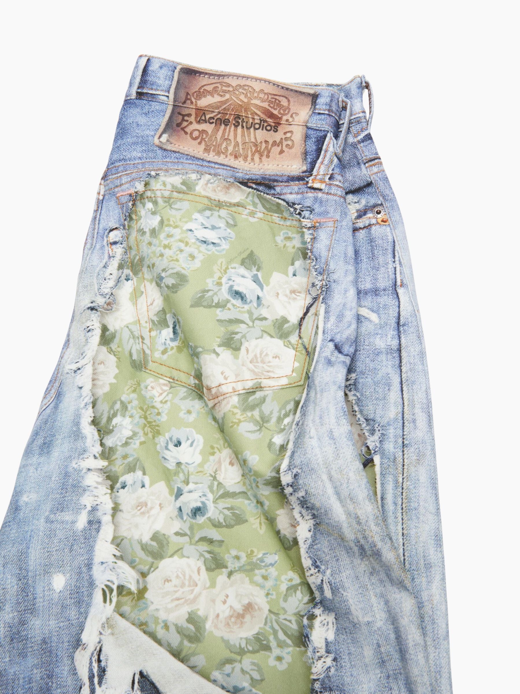 Acne Studios UX-SHOR000045 Shorts Blue Green