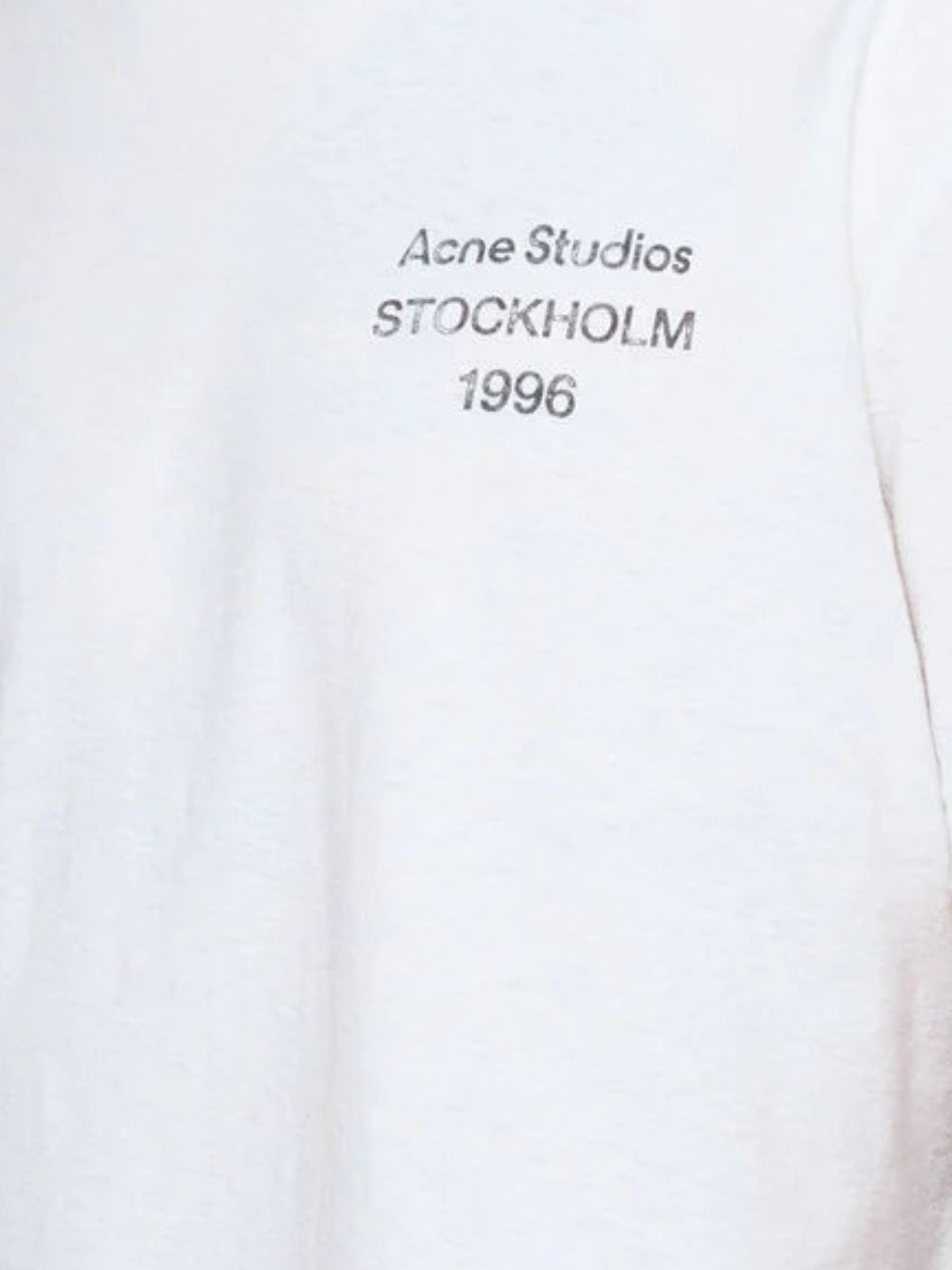 Acne Studios UX-TSHI000035 Logo Tee Off White