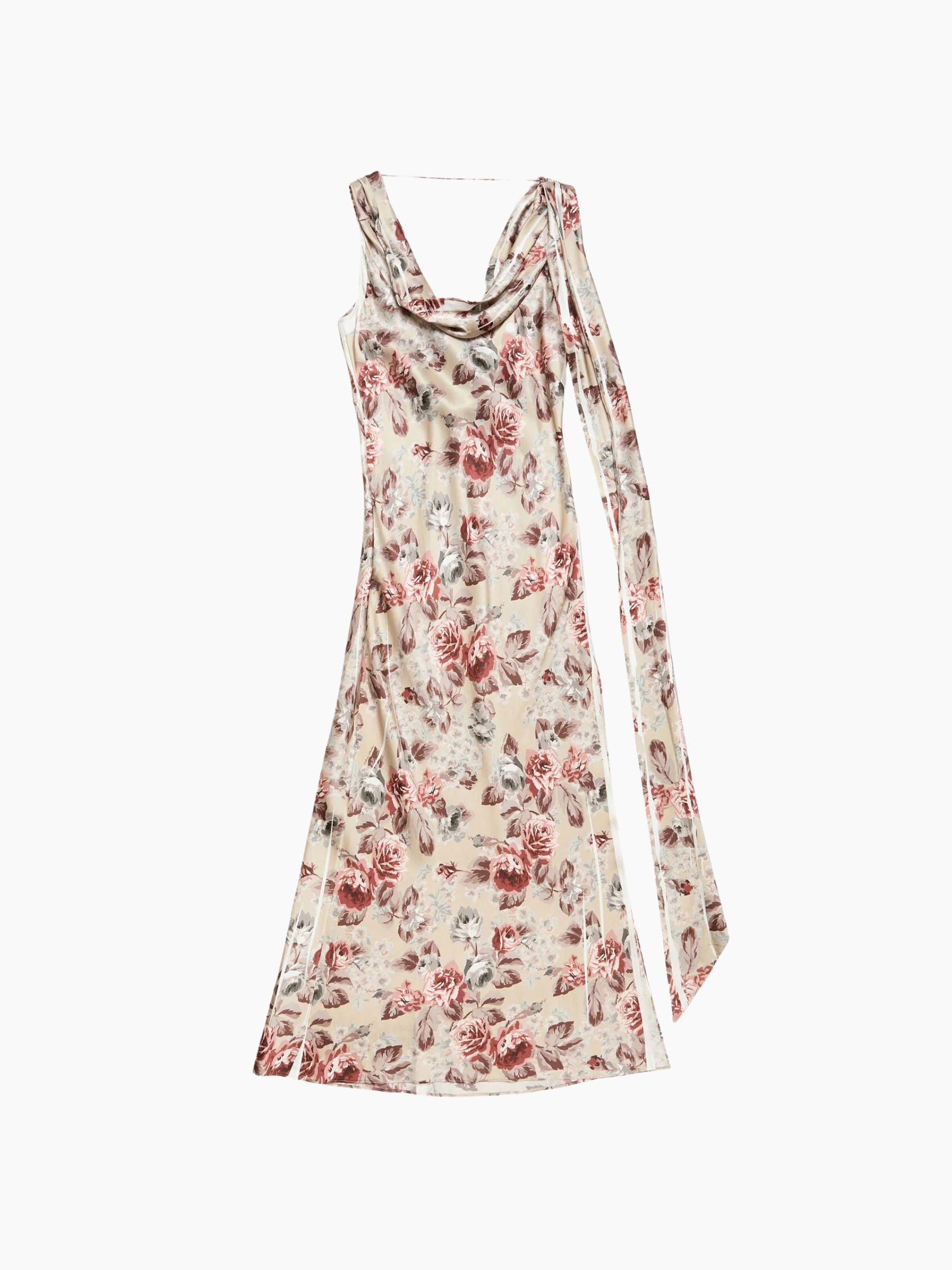 Acne Studios WN-DRES000010 Flower Dress Multi Beige