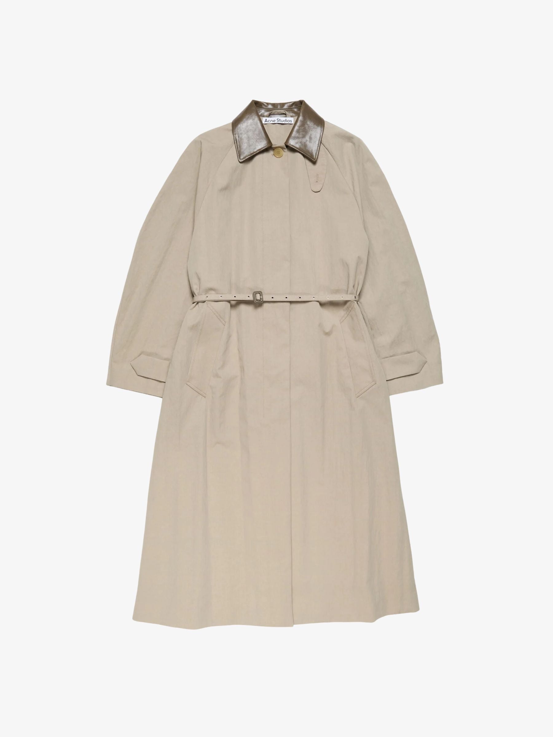 Acne Studios WN-OUTW001150 Trench Coat Khaki Grey
