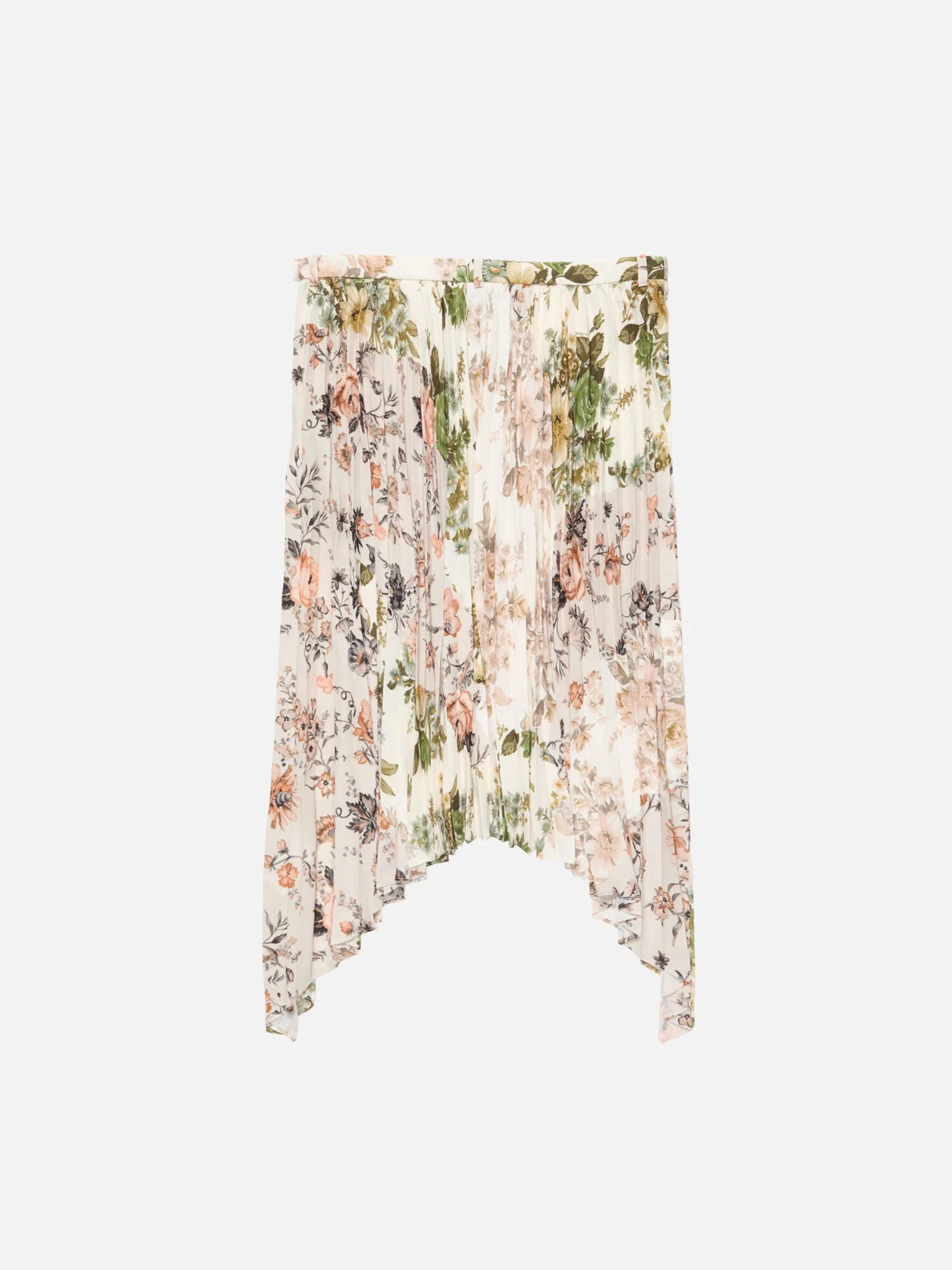 Acne Studios WN-SKIR000030 Flower Skirt Beige White