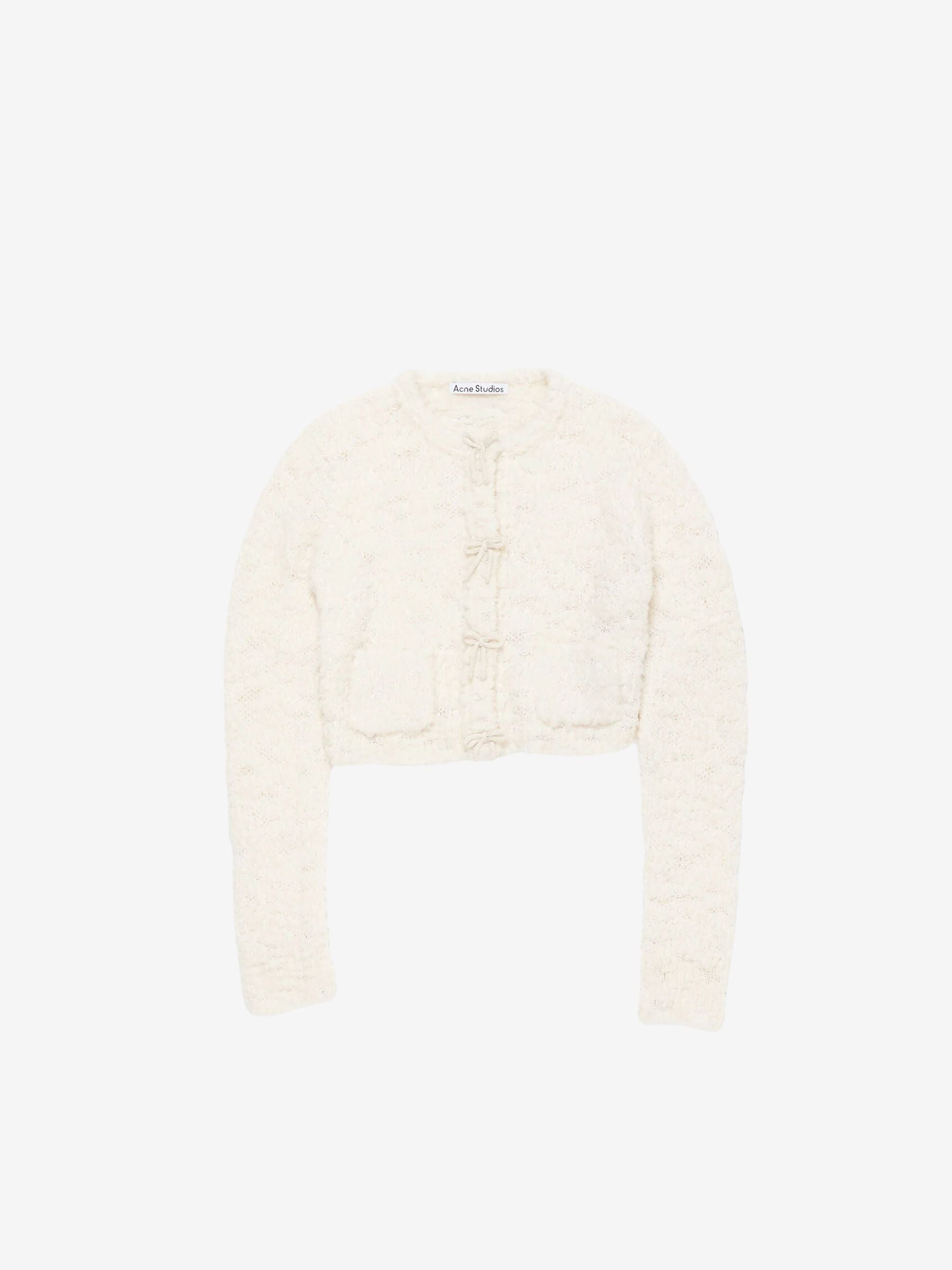 Acne Studios WN-KNIT000824 Cardigan White