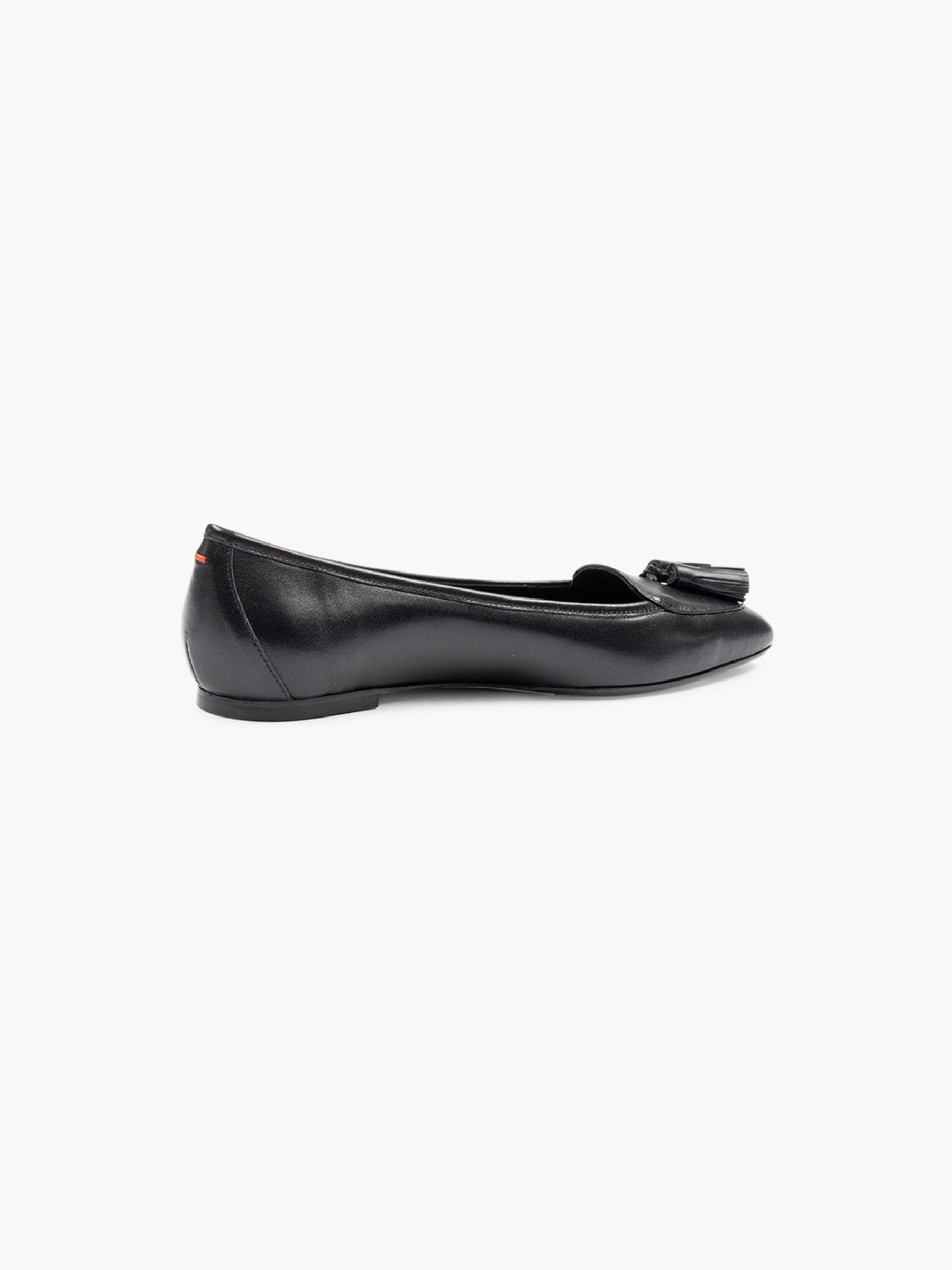 Aeyde Floris Tassel Nappa Leather Ballerina Black