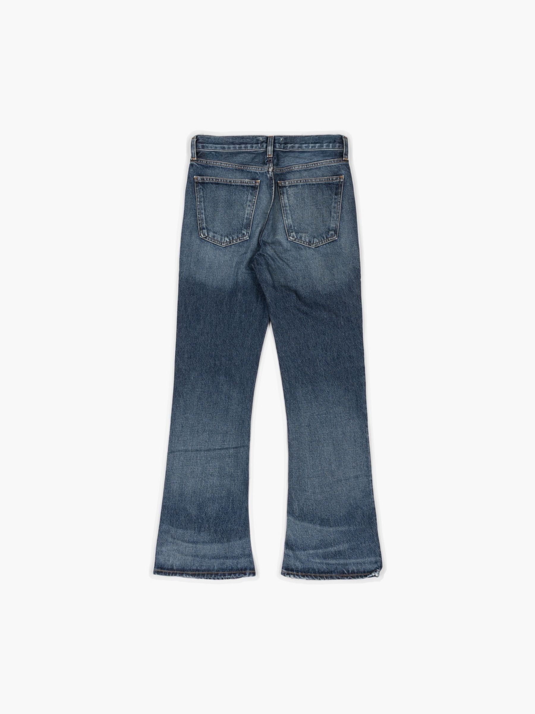 Agolde Kick Boot Denim Pants Stencil