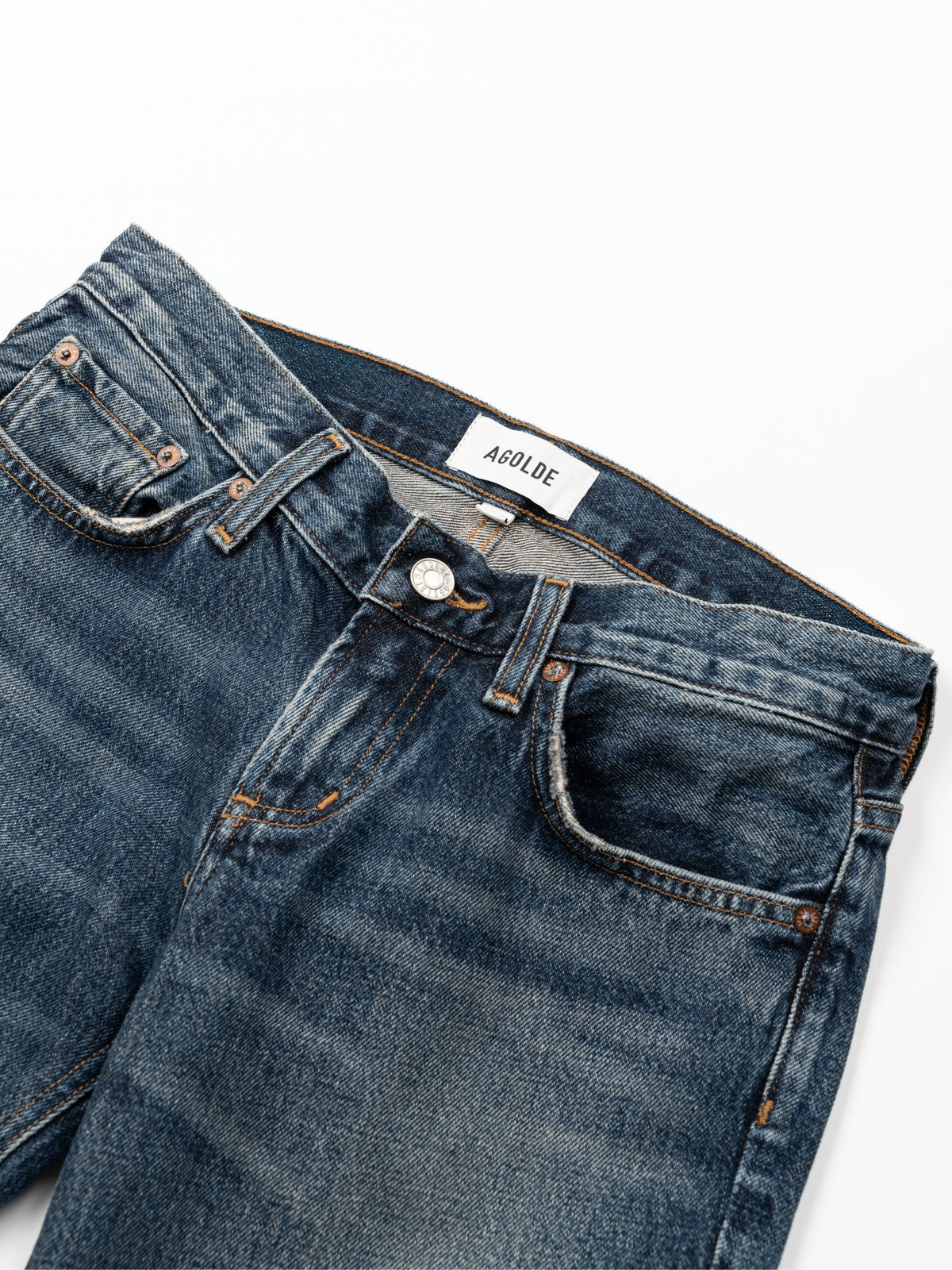 Agolde Low Rise Boot Jeans Combination