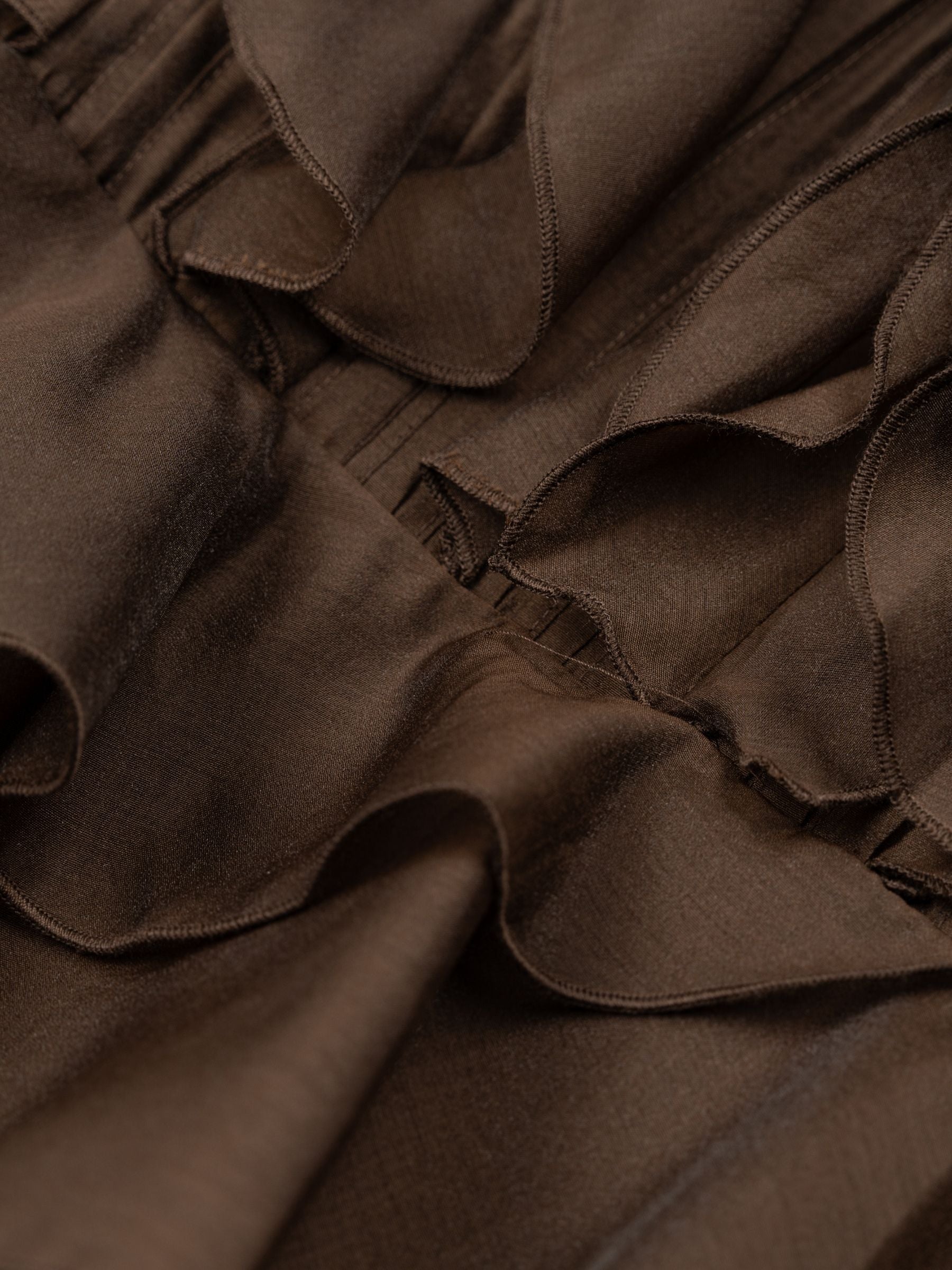 Aje Cleo Gown Dress Carob