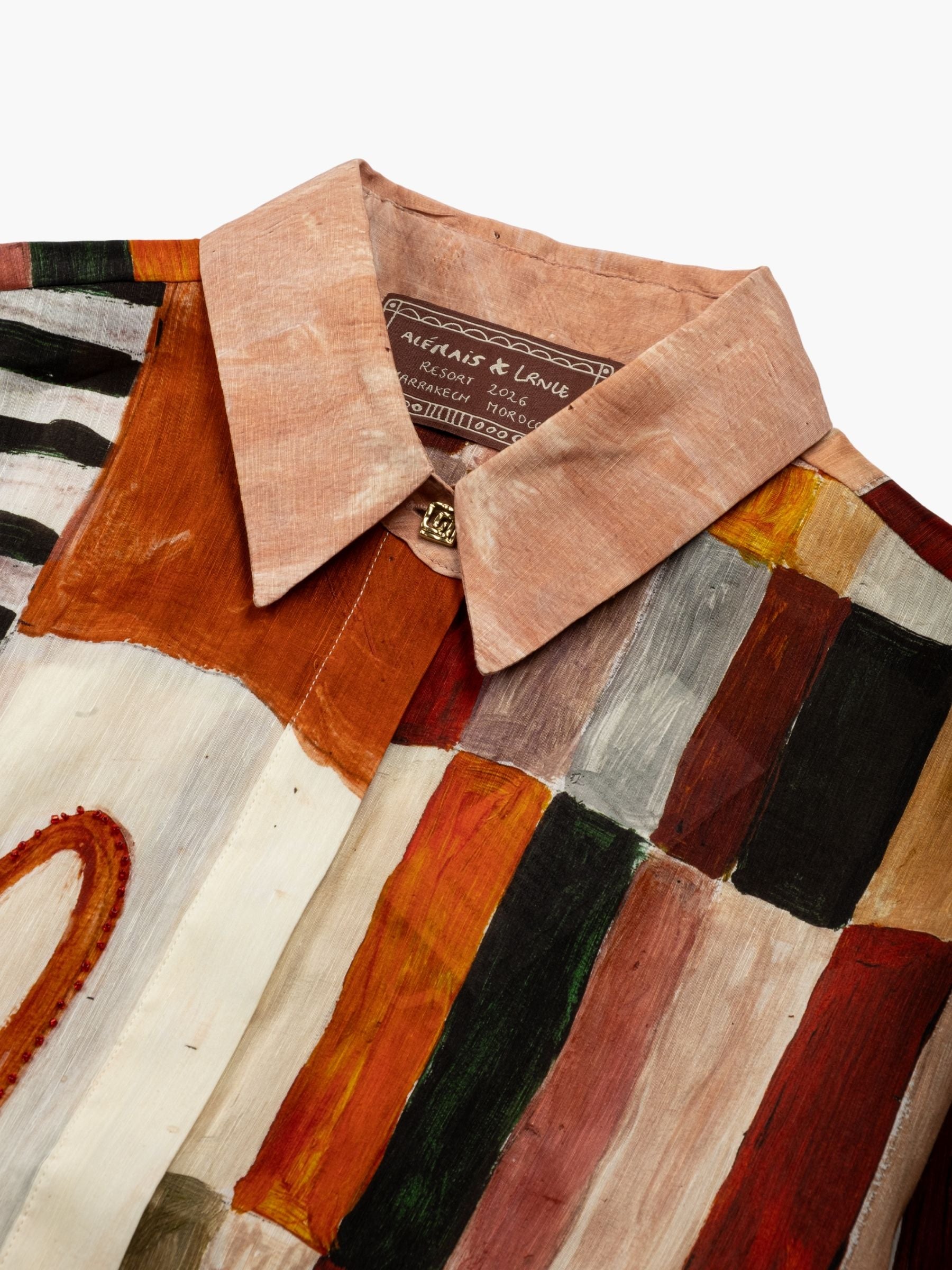 Alemais x LRNCE Majorelle Blouse Multi