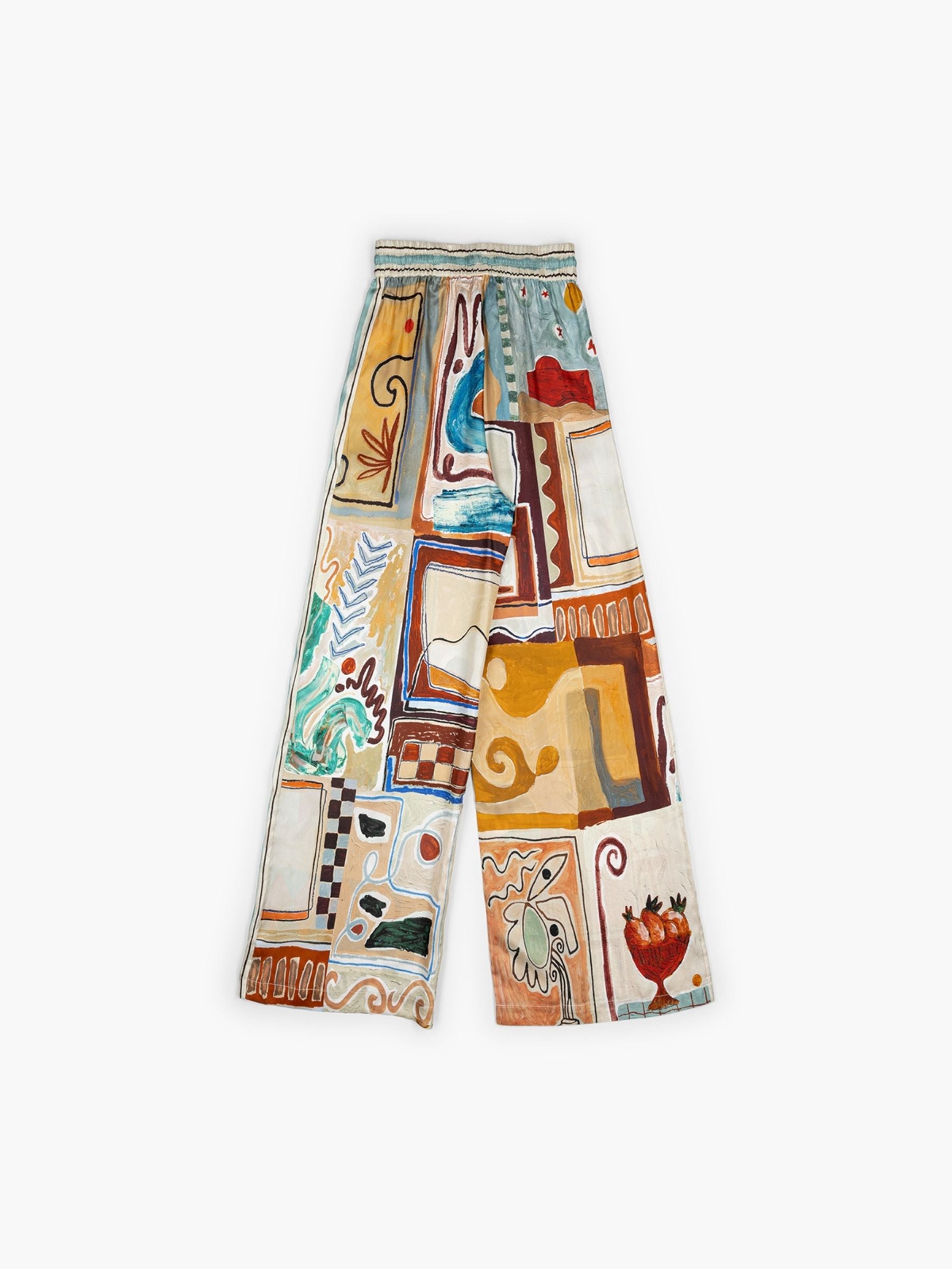 Alemais x LRNCE Michelle Silk Pants Multi