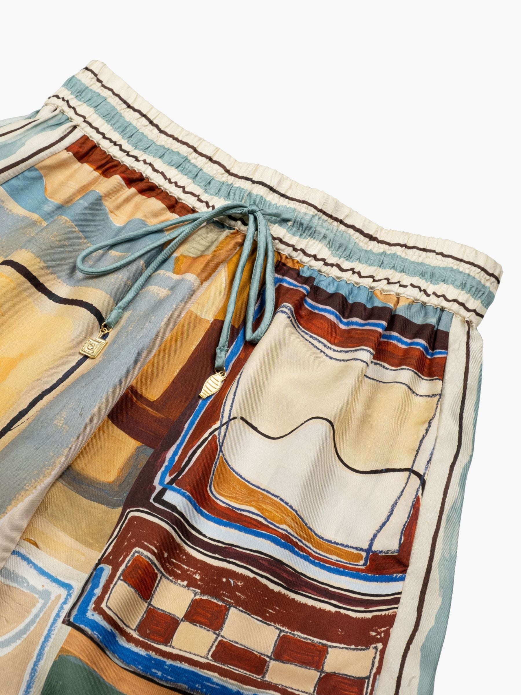 Alemais x LRNCE Michelle Silk Pants Multi