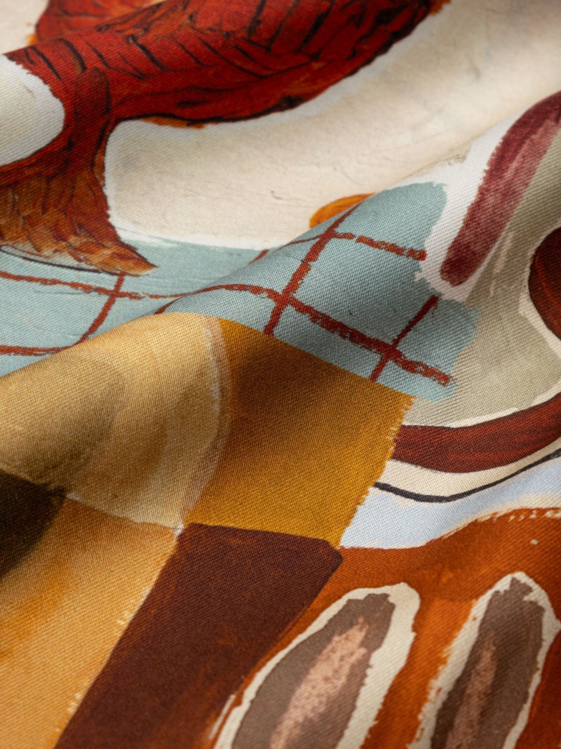 Alemais x LRNCE Michelle Silk Pants Multi