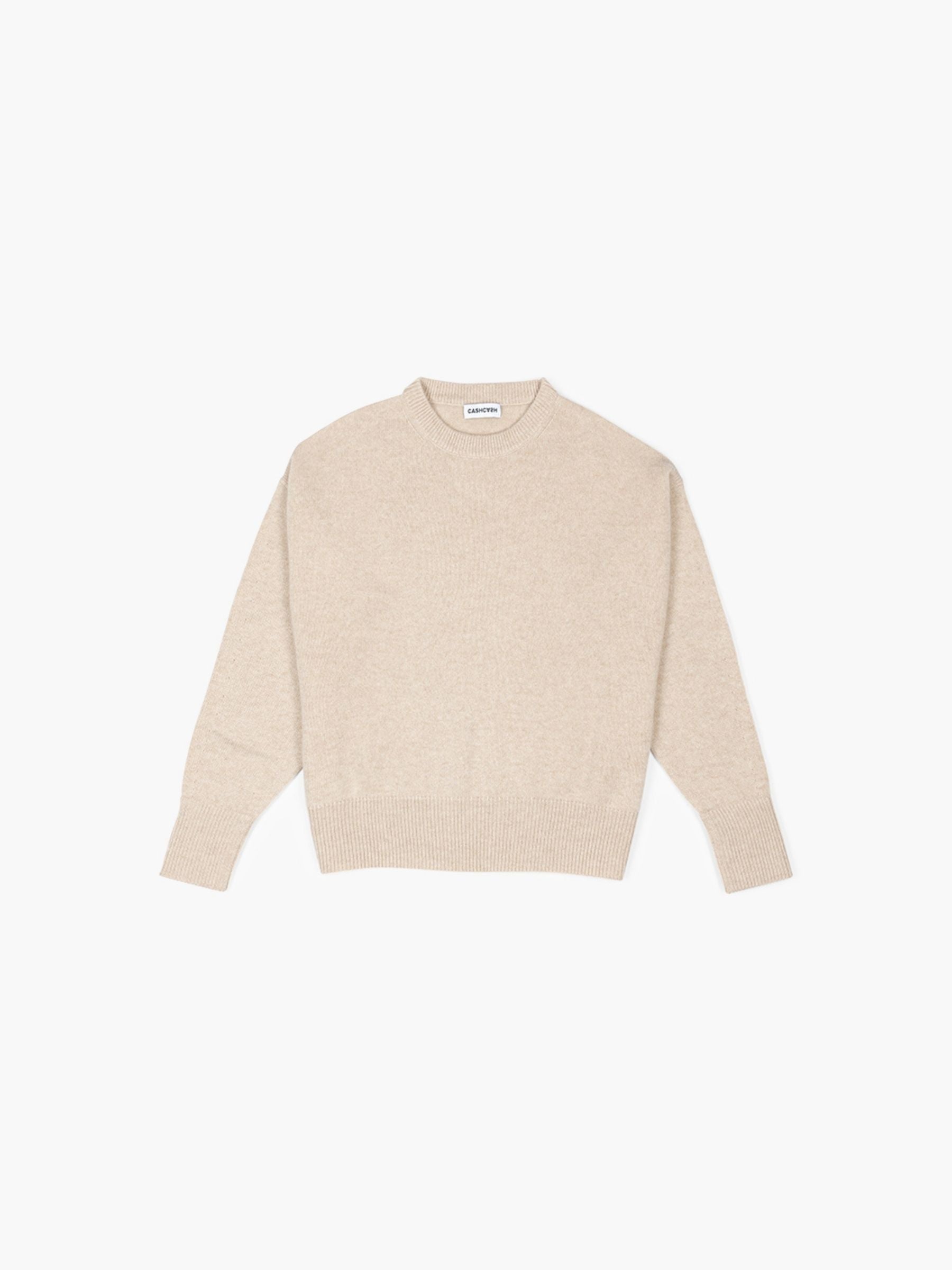 Cashcash Cropped Cashmere Crewneck Pullover Jasmine