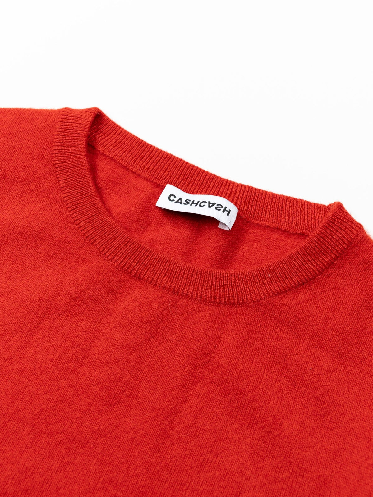 Cashcash Essential Cashmere Tee Scarlet