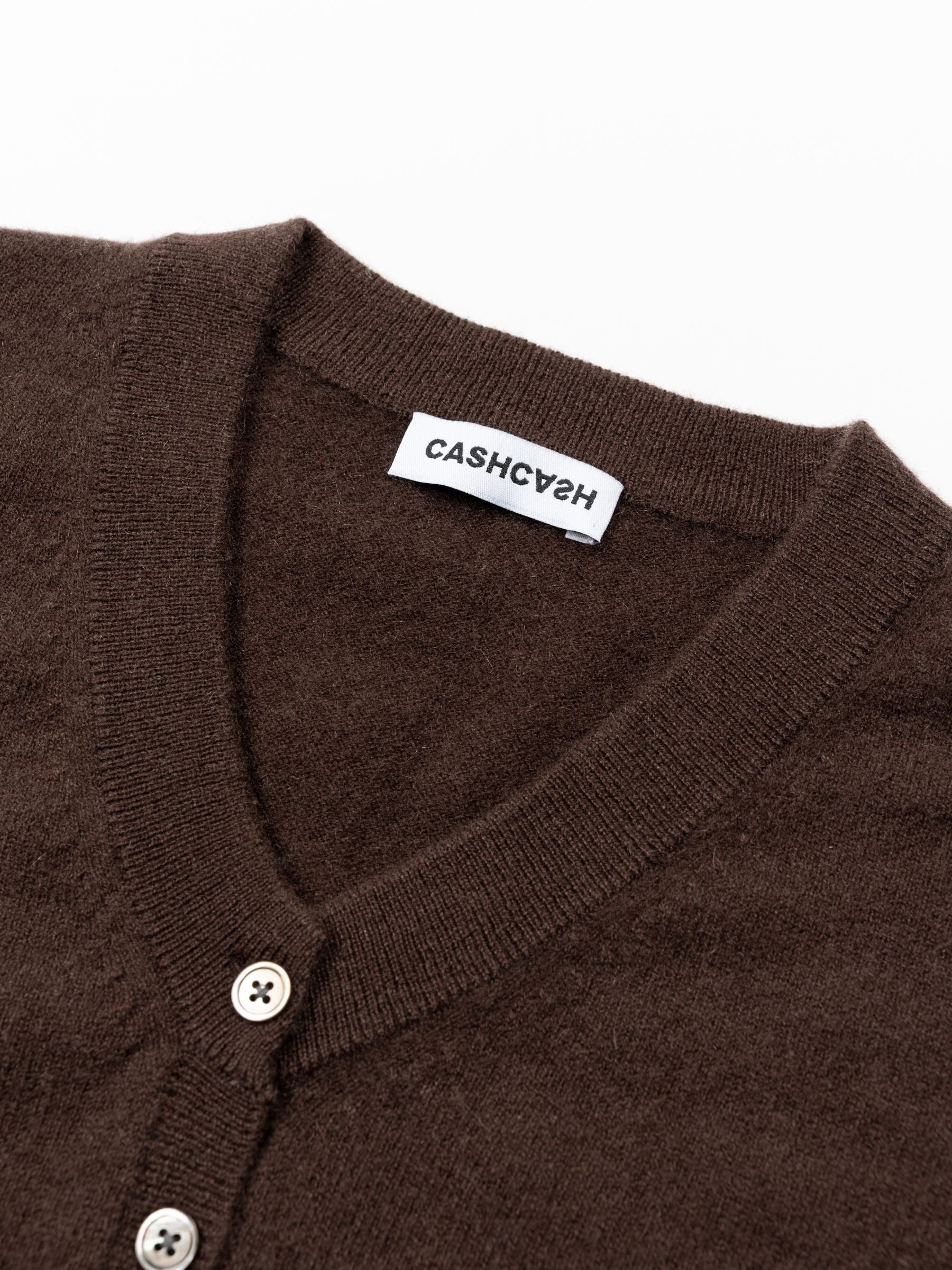 Cashcash Muse Cashmere Cardigan Marron