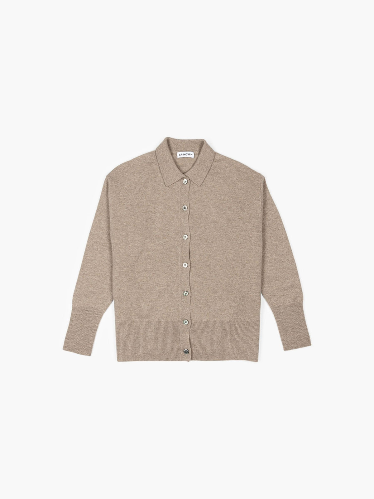 Cashcash Perfect Cashmere Shirt Sand