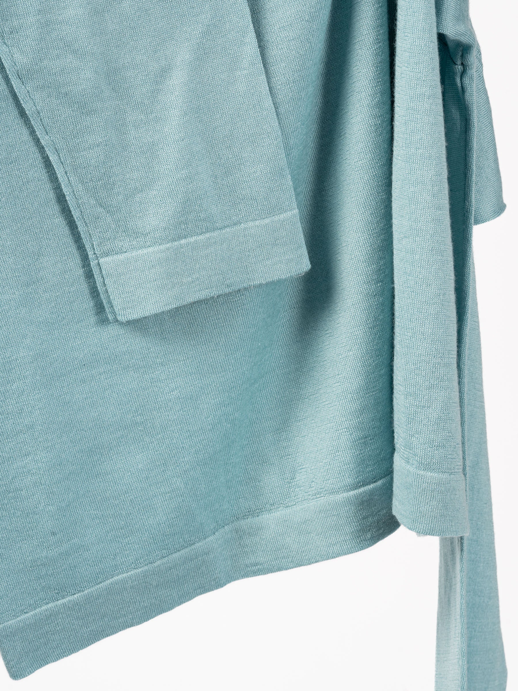No Rooms Wool Classic Crewneck Sweater Light Blue