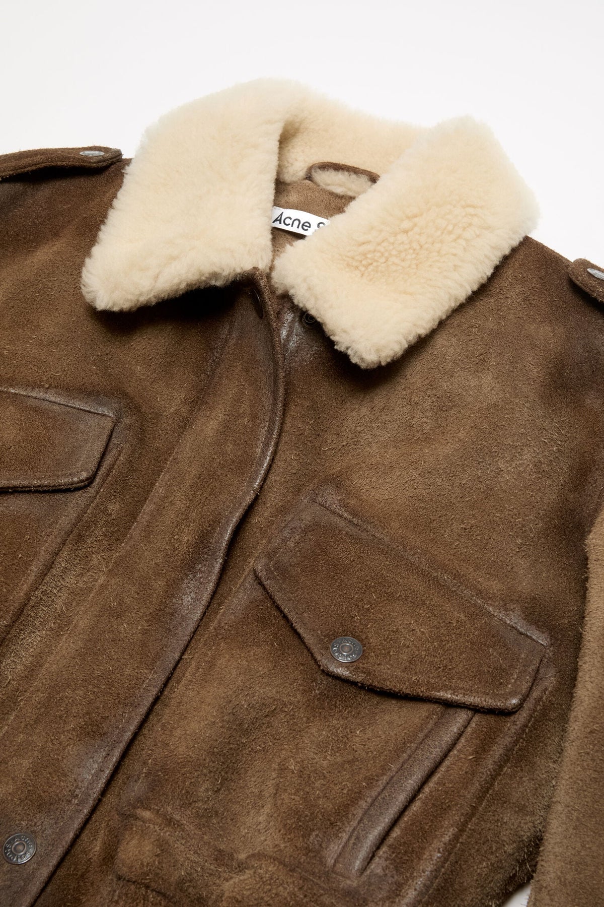 Acne Studios WN-LEAT000023 Leather Jacket Camel Brown