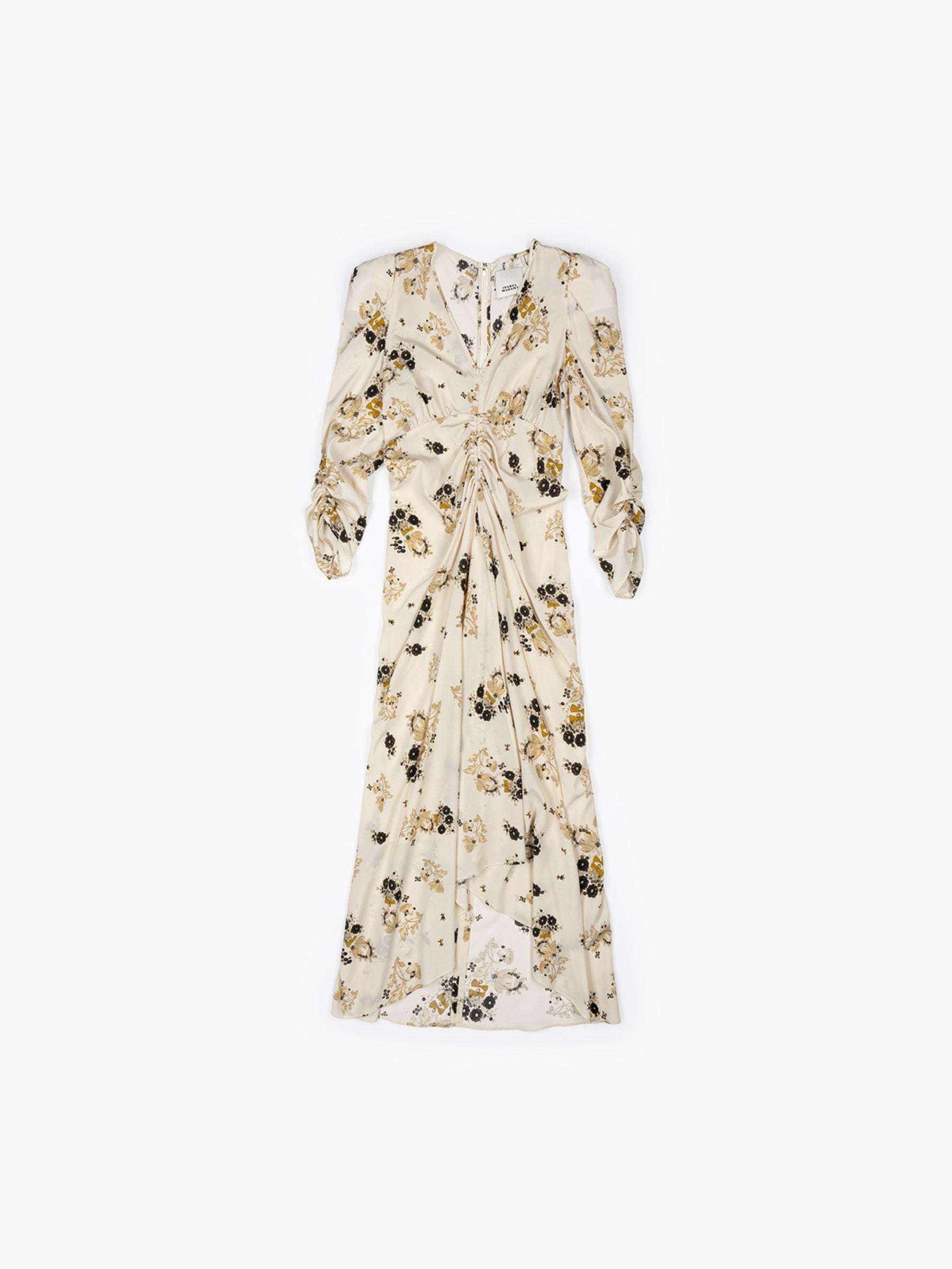 Isabel Marant Albini Printed Dress Ecru