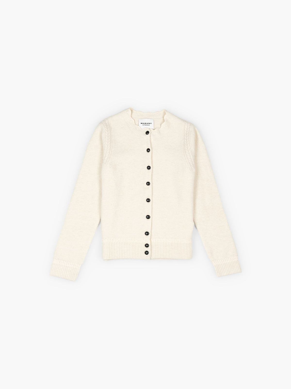 Isabel Marant Etoile Naia Alpaca Cardigan Ecru