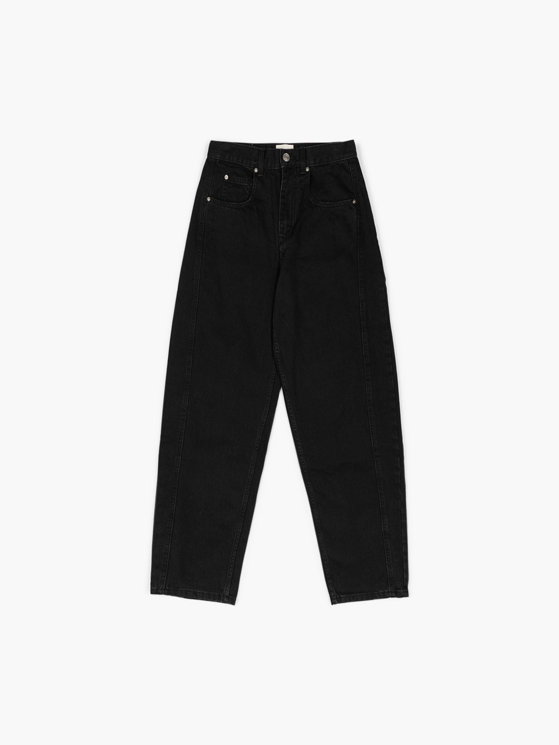 Isabel Marant Oriane Denim Pants Faded Black