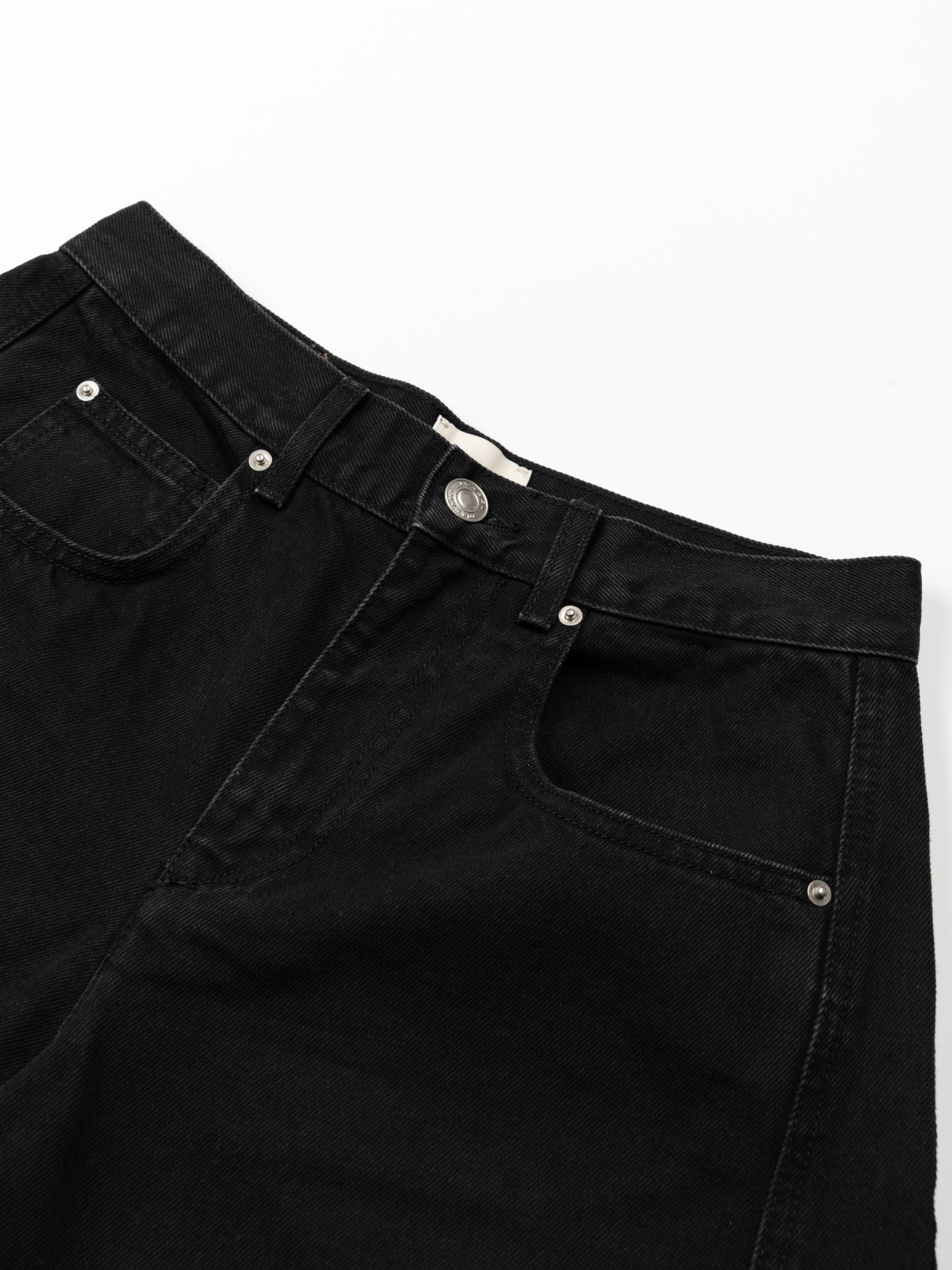 Isabel Marant Oriane Denim Pants Faded Black