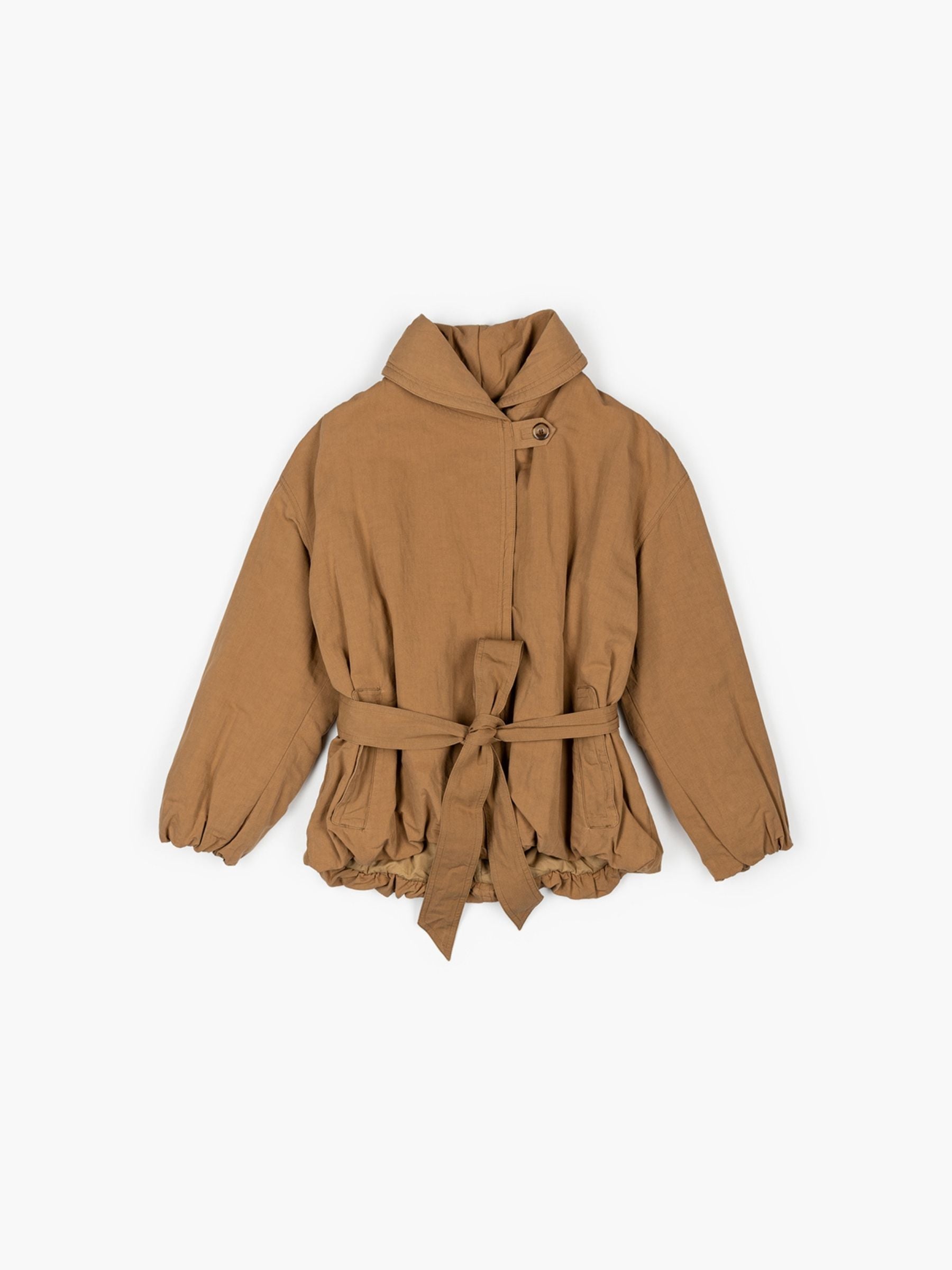 Isabel Marant Volinda Cotton Trench Coat Camel