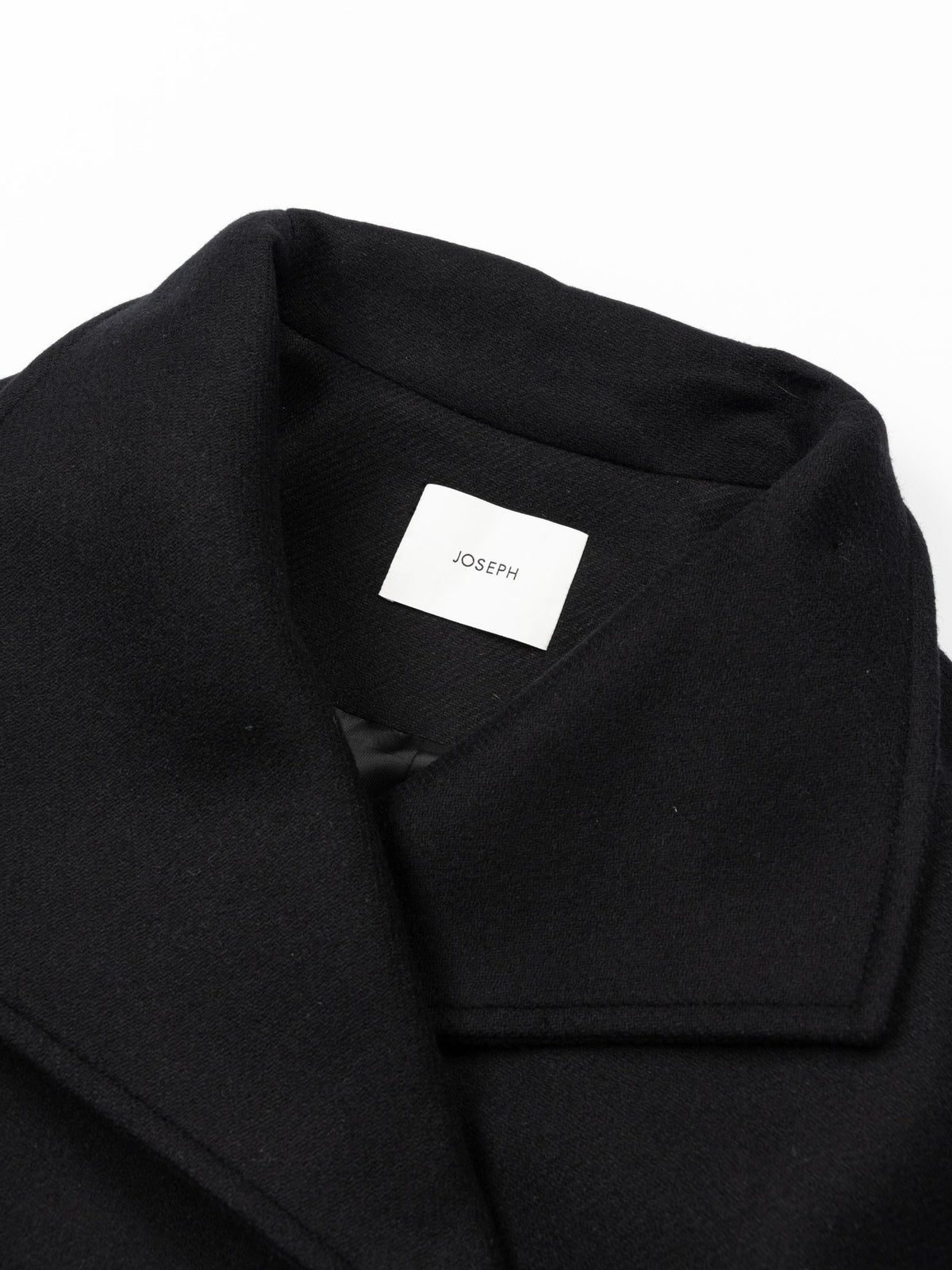 Joseph Isaia Coat Wool Blend Black