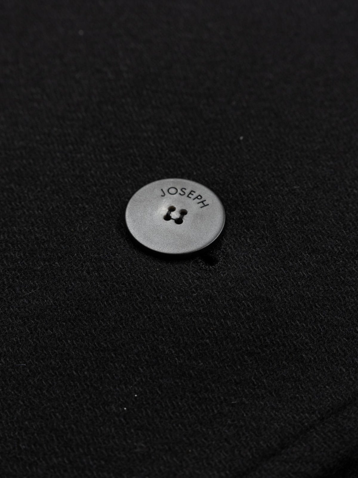 Joseph Isaia Coat Wool Blend Black