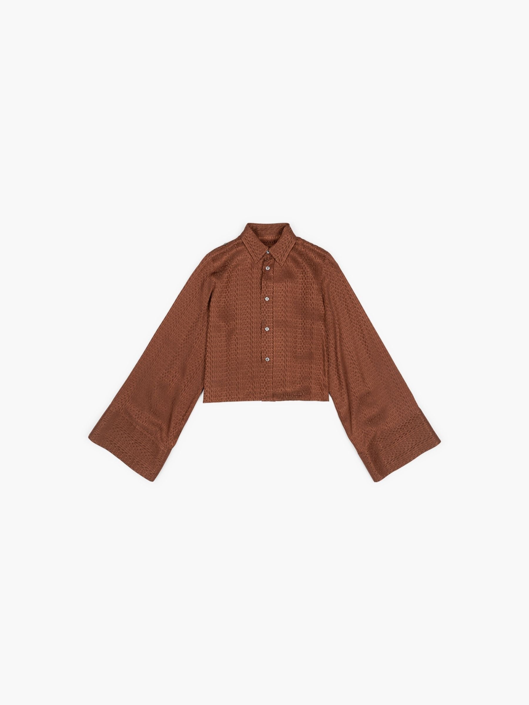 MM6 Maison Margiela Monogram Blouse Rust