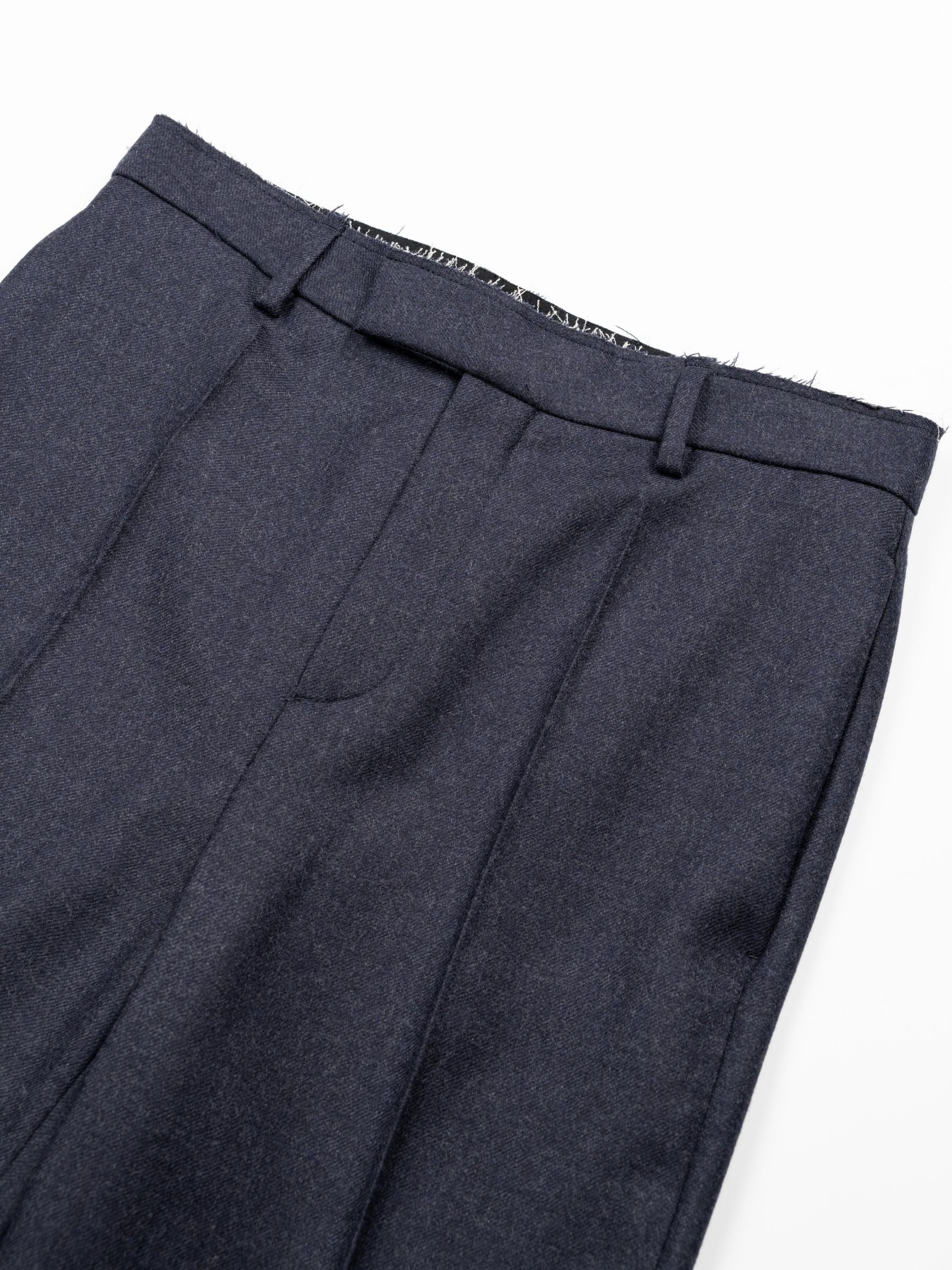 MM6 Maison Margiela Raw Edge Pants Dark Blue