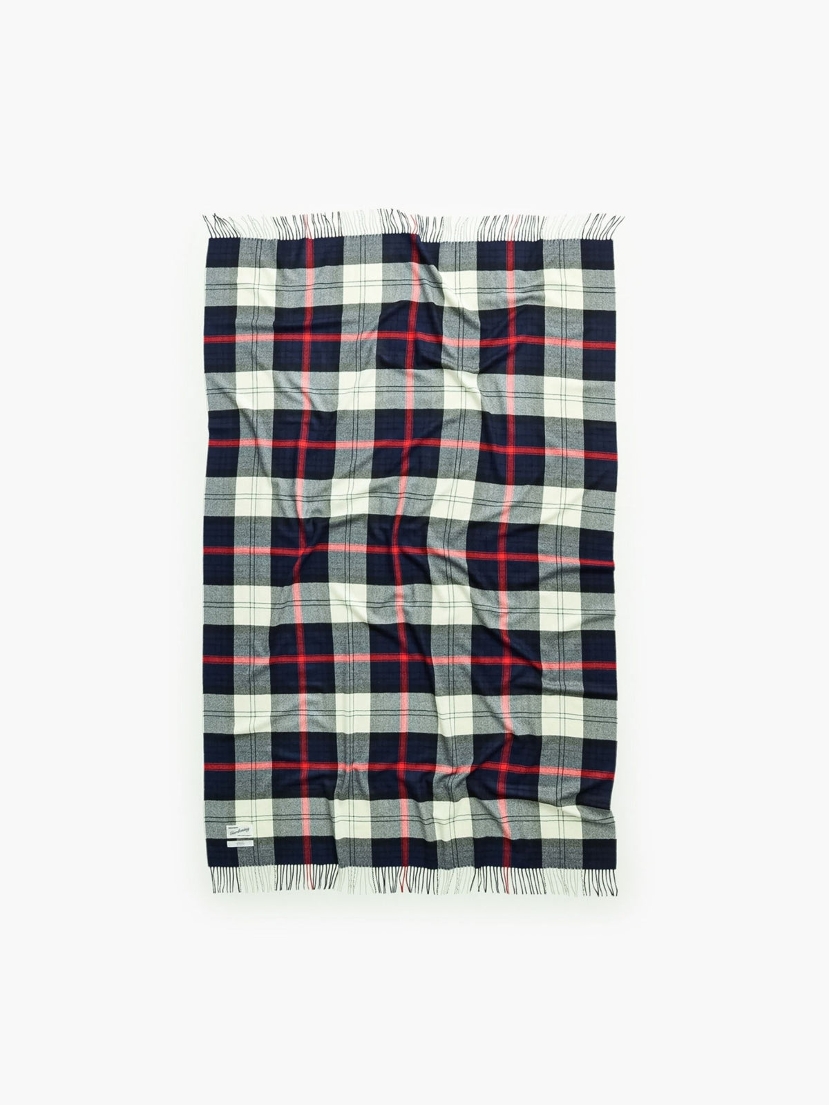 Magniberg Queen Blanket Hurtigruten Navy Tartan