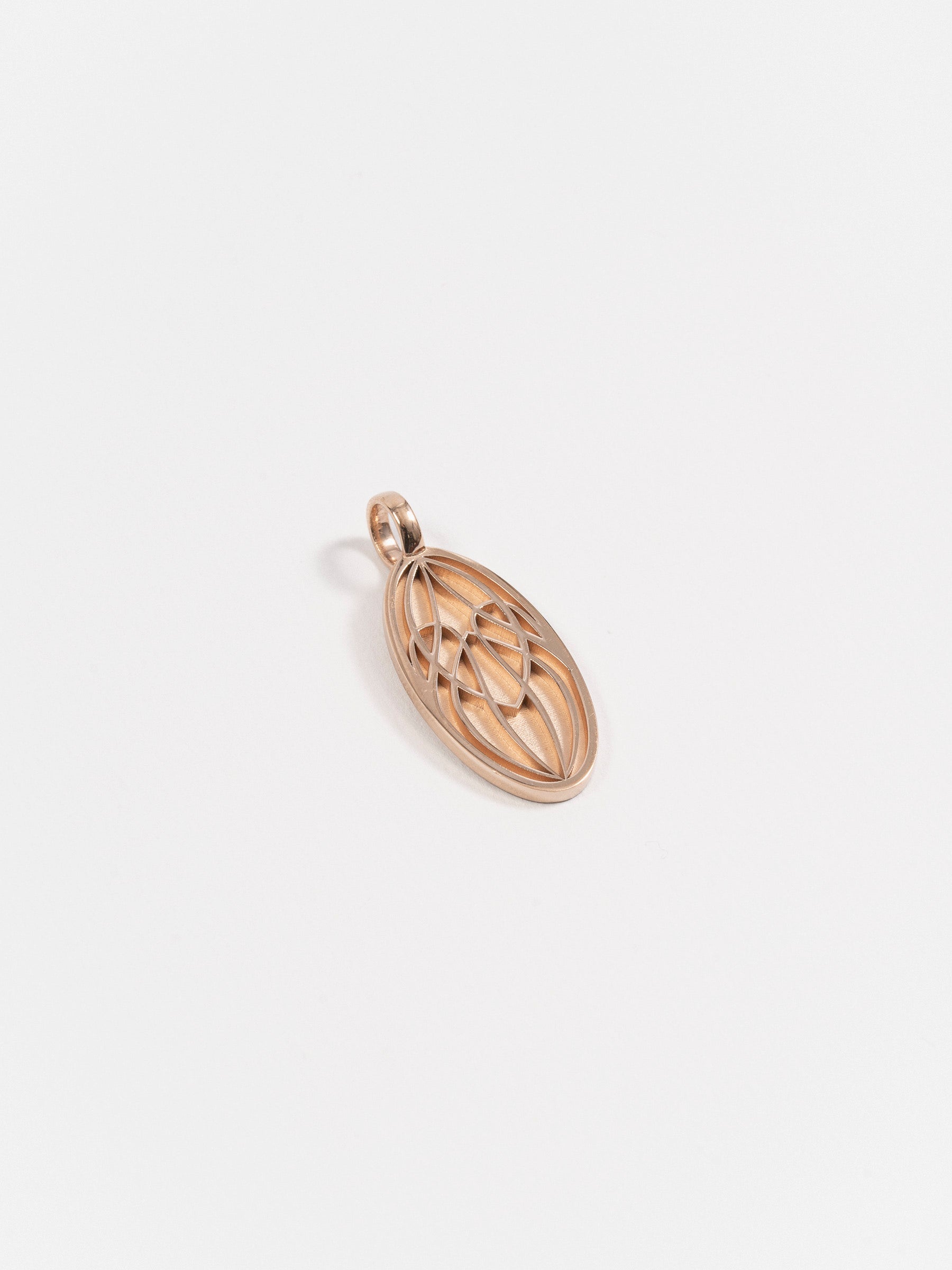 Roomers Logo Pendant Size M Rose Gold
