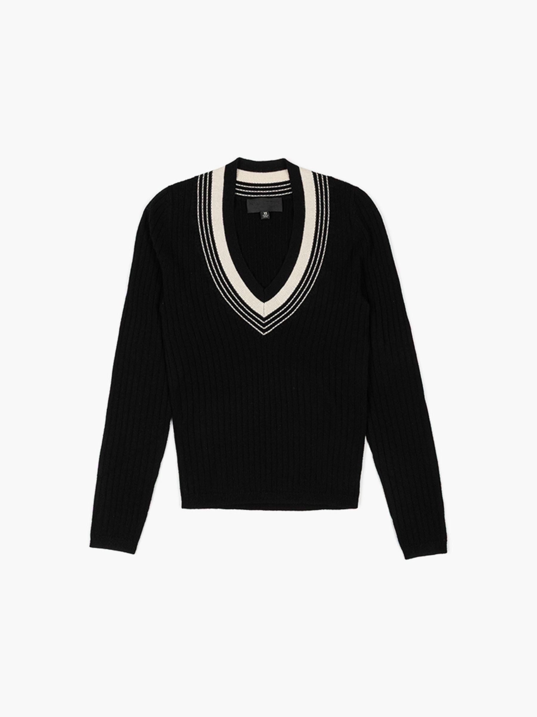 Nili Lotan Aziel Sweater Black Ivory