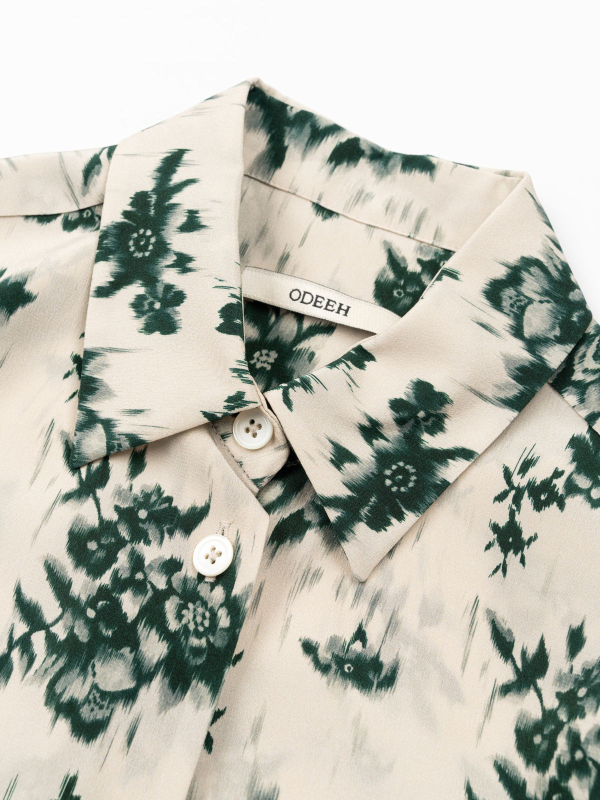 Odeeh Chine Blossoms Blouse Almond