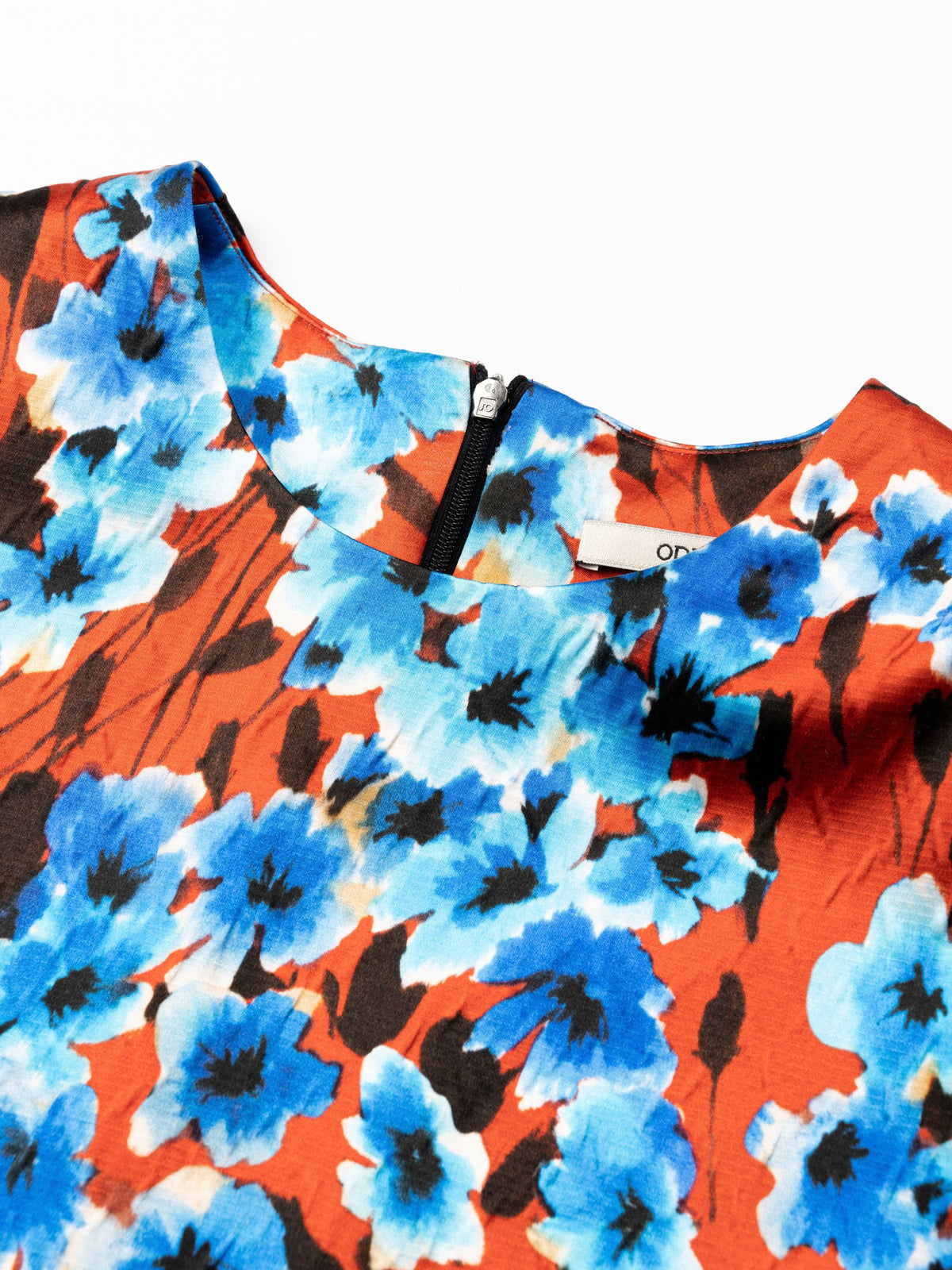 Odeeh Florets Blouse Blood Orange