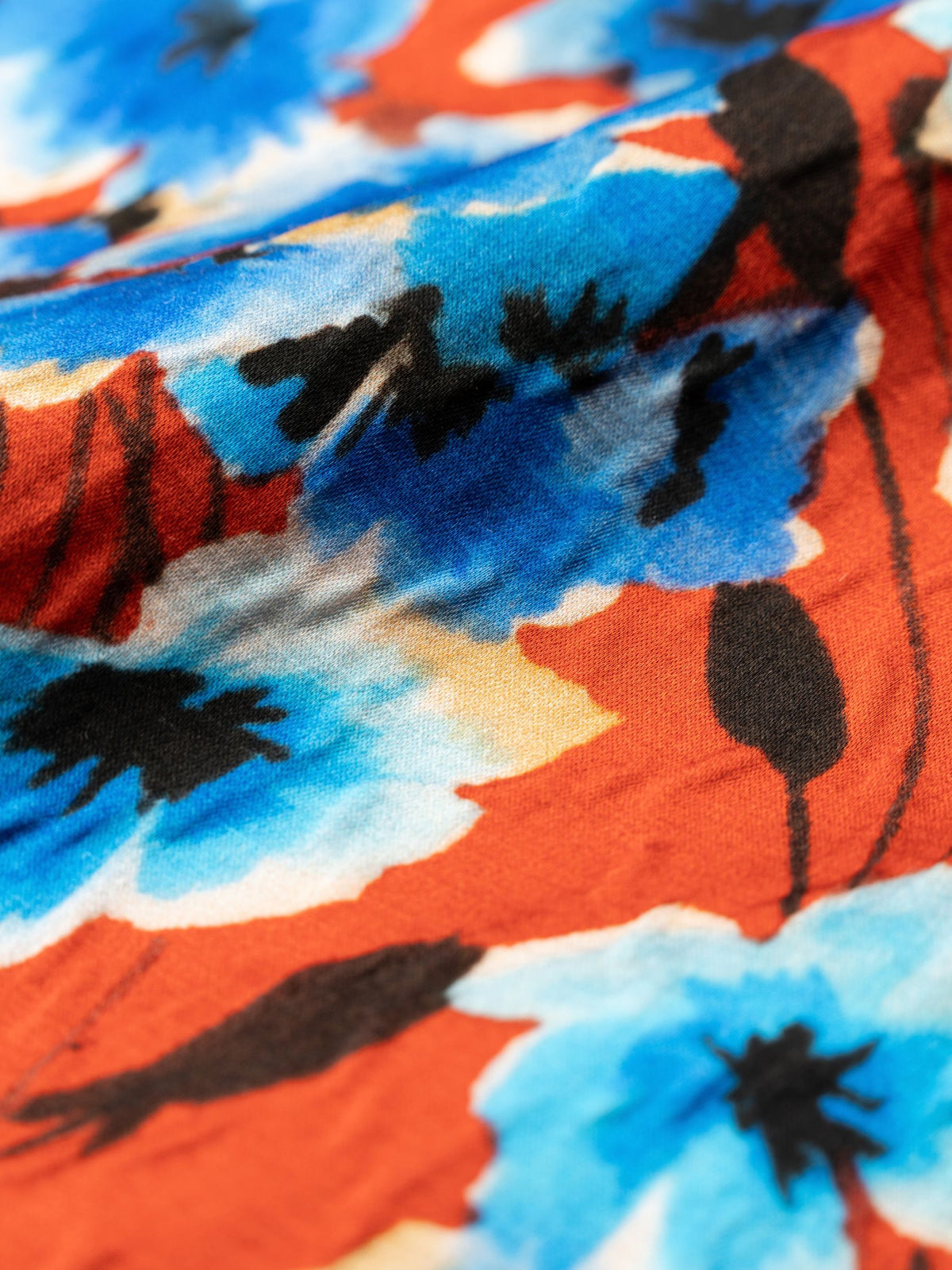 Odeeh Florets Blouse Blood Orange