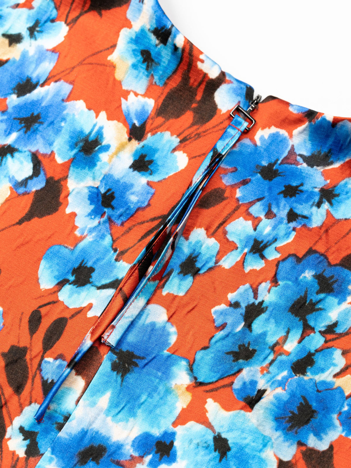 Odeeh Florets Blouse Blood Orange