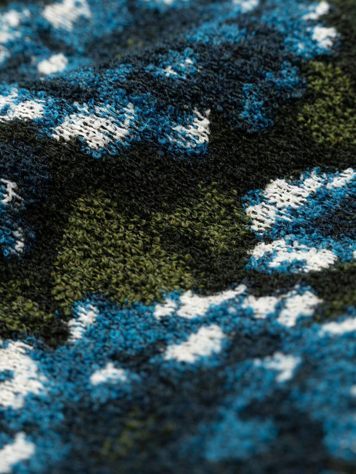 Odeeh Terry Jacquard Skirt Dark Peacock