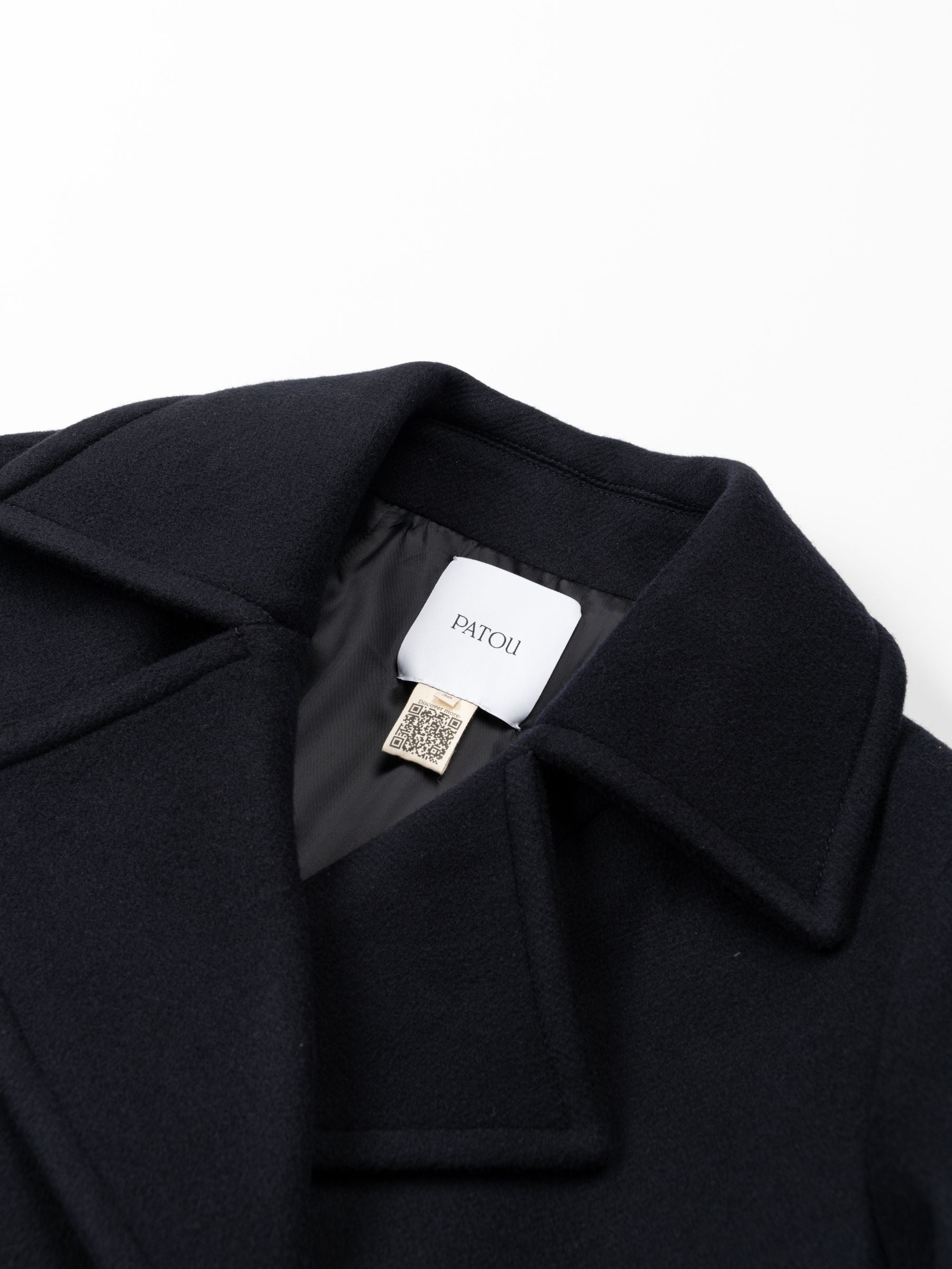 Patou JP Wool Peacoat Midnight Blue